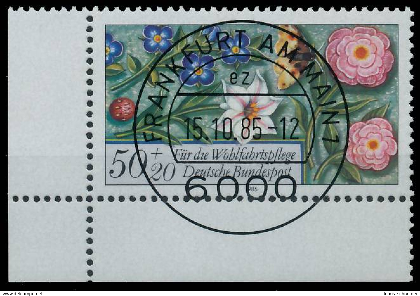 BRD BUND 1985 Nr 1259 Zentrisch Gestempelt ECKE-ULI X579E06 - Used Stamps