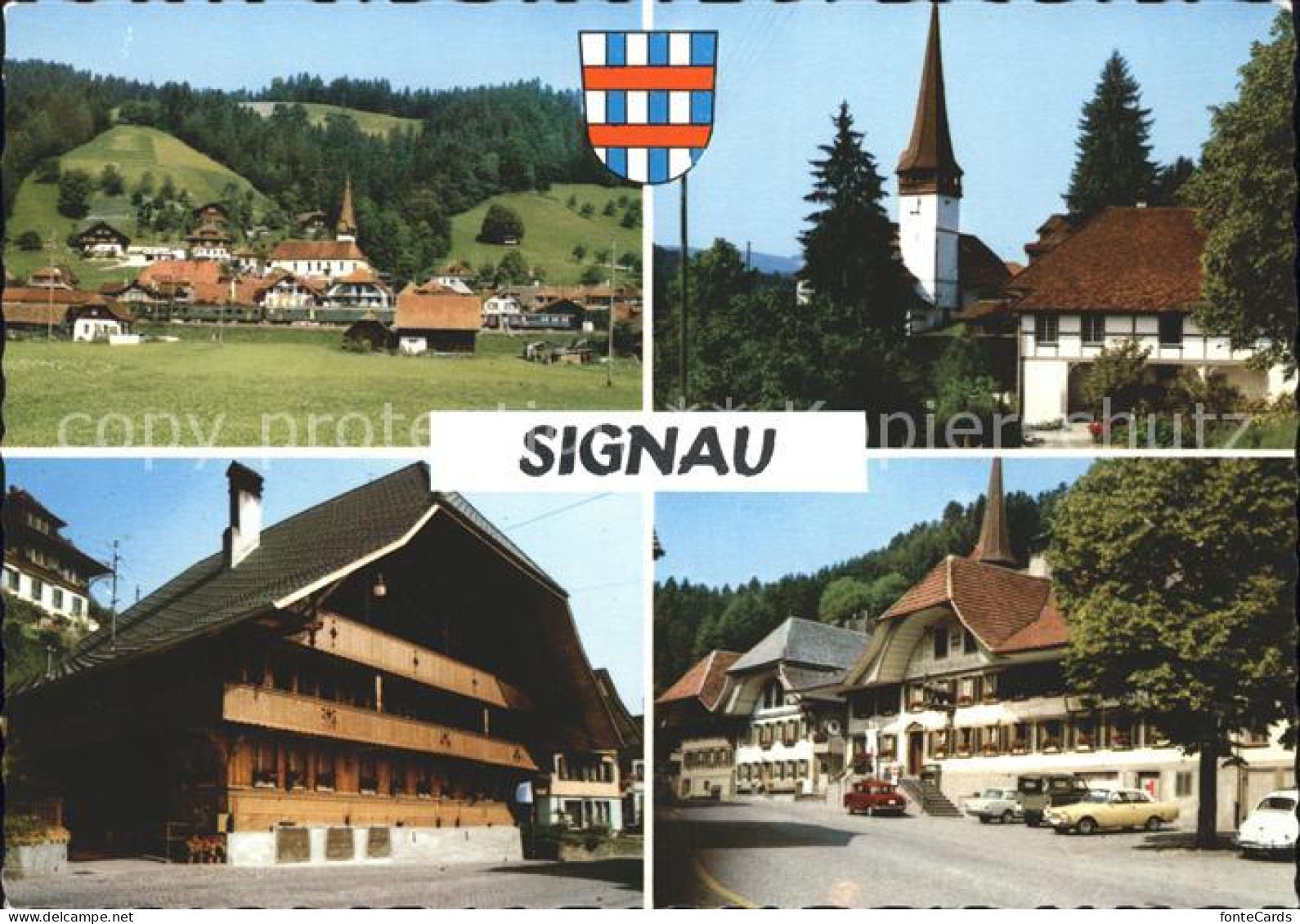 11875384 Signau Dorfpartien Mit Kirche Signau - Otros & Sin Clasificación