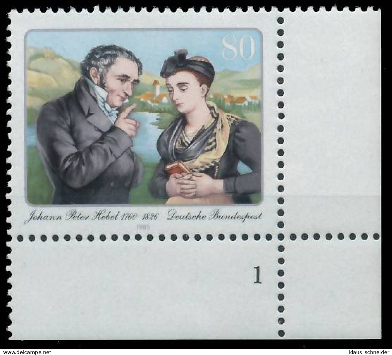 BRD BUND 1985 Nr 1246 Postfrisch FORMNUMMER 1 X579E6E - Unused Stamps