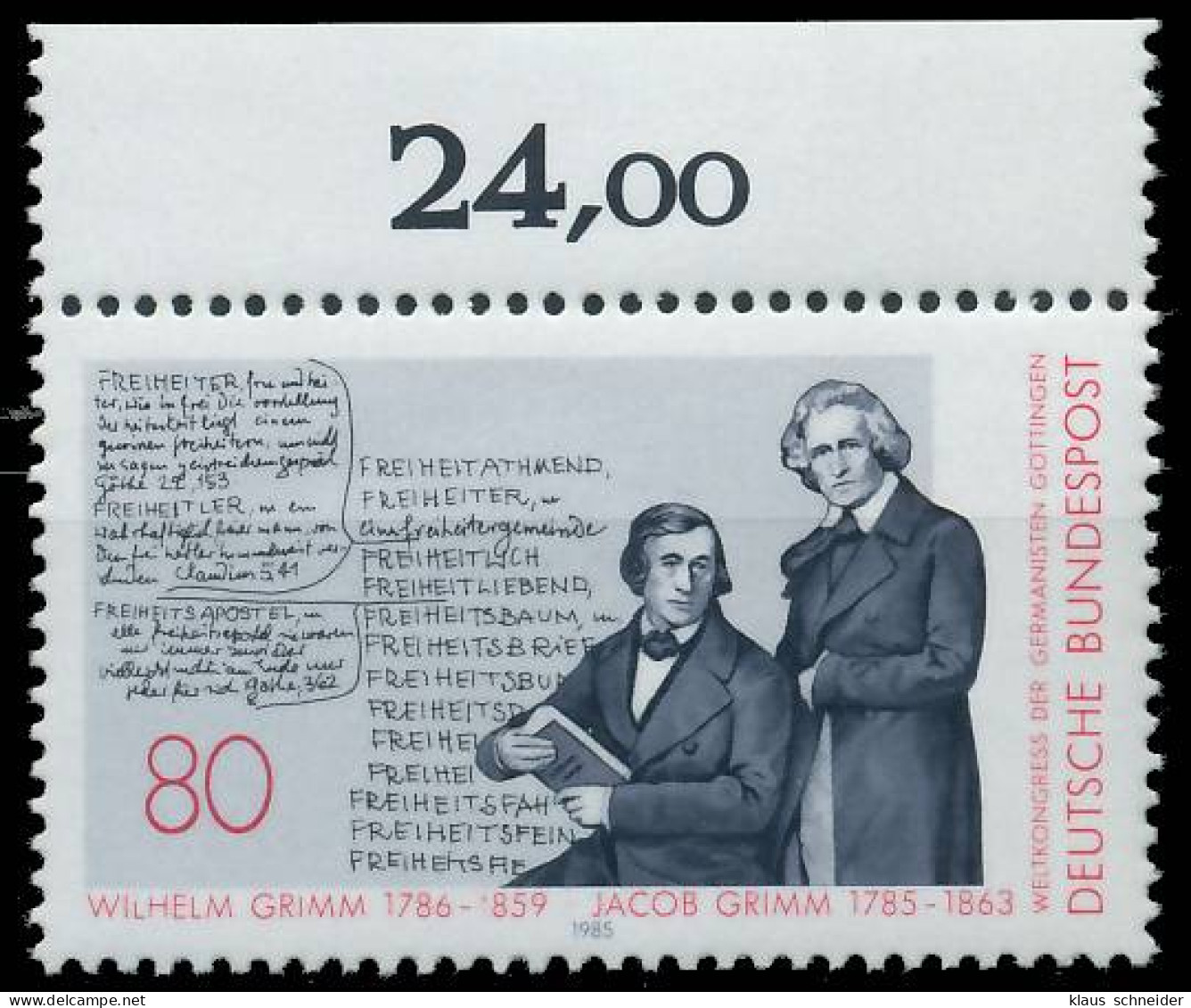BRD BUND 1985 Nr 1236 Postfrisch ORA X579EF6 - Unused Stamps
