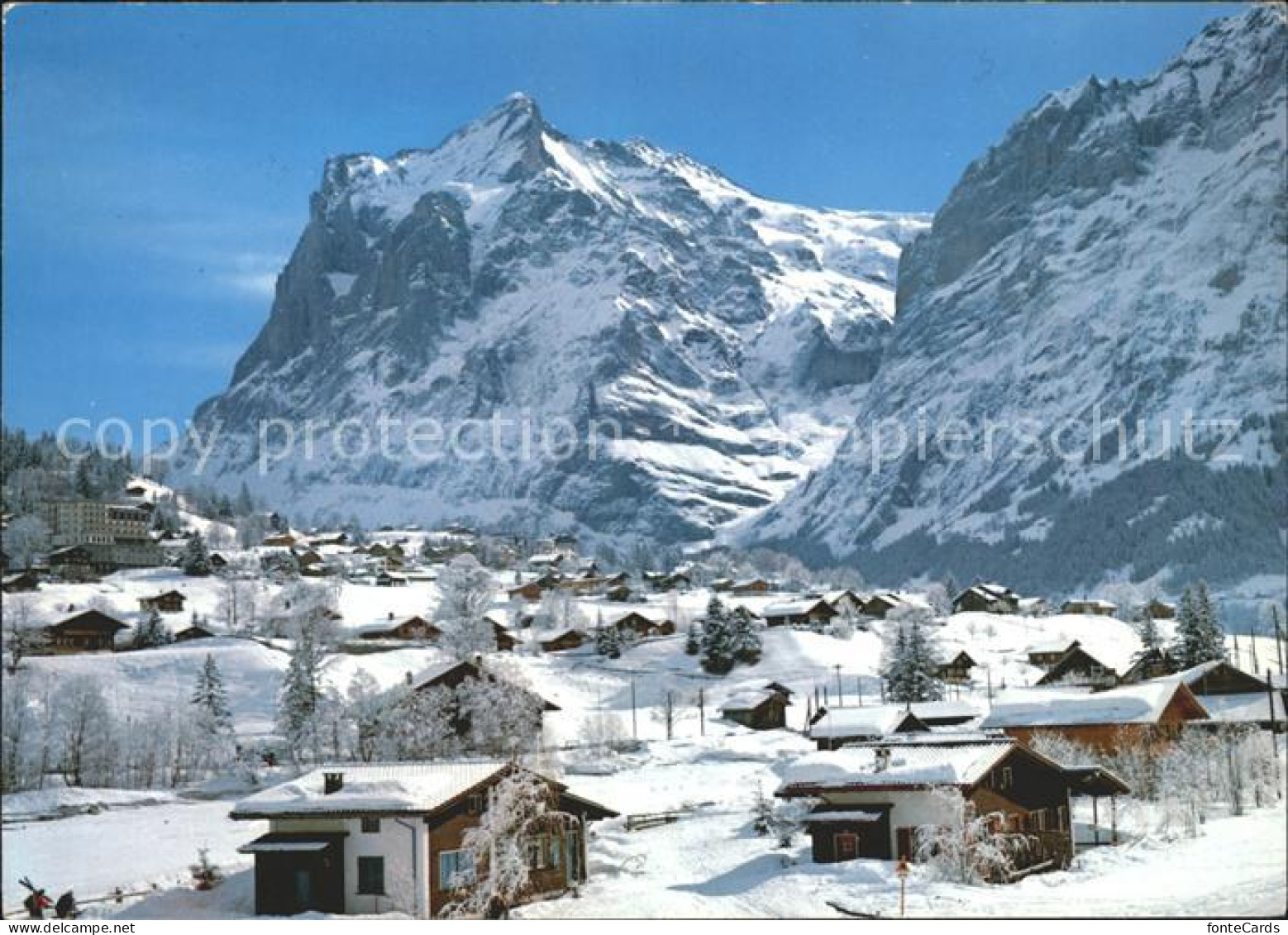 11875340 Grindelwald Mit Wetterhorn Grindelwald - Autres & Non Classés