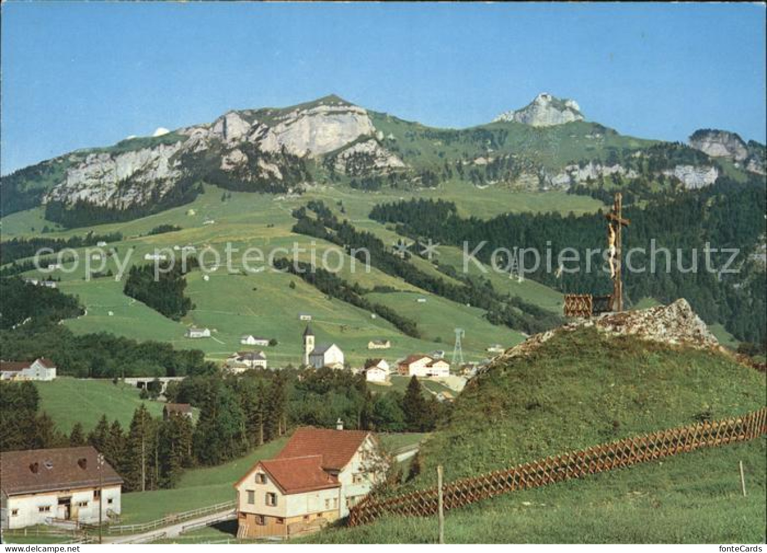 11875328 Bruelisau Mit Kamor Und Hoher Kasten Bruelisau - Other & Unclassified