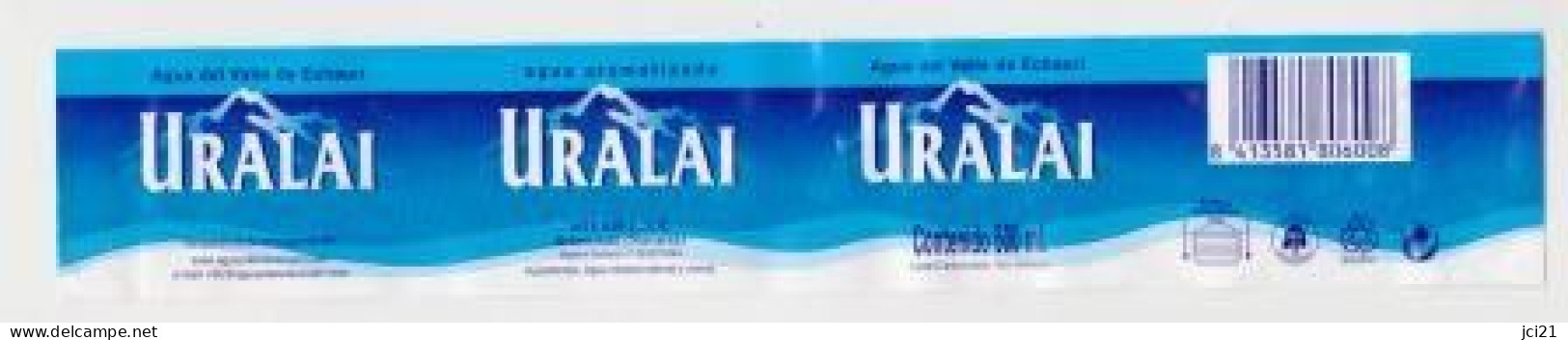 Étiquette D'eau Minérale " URALAI " _Ee015 - Altri & Non Classificati
