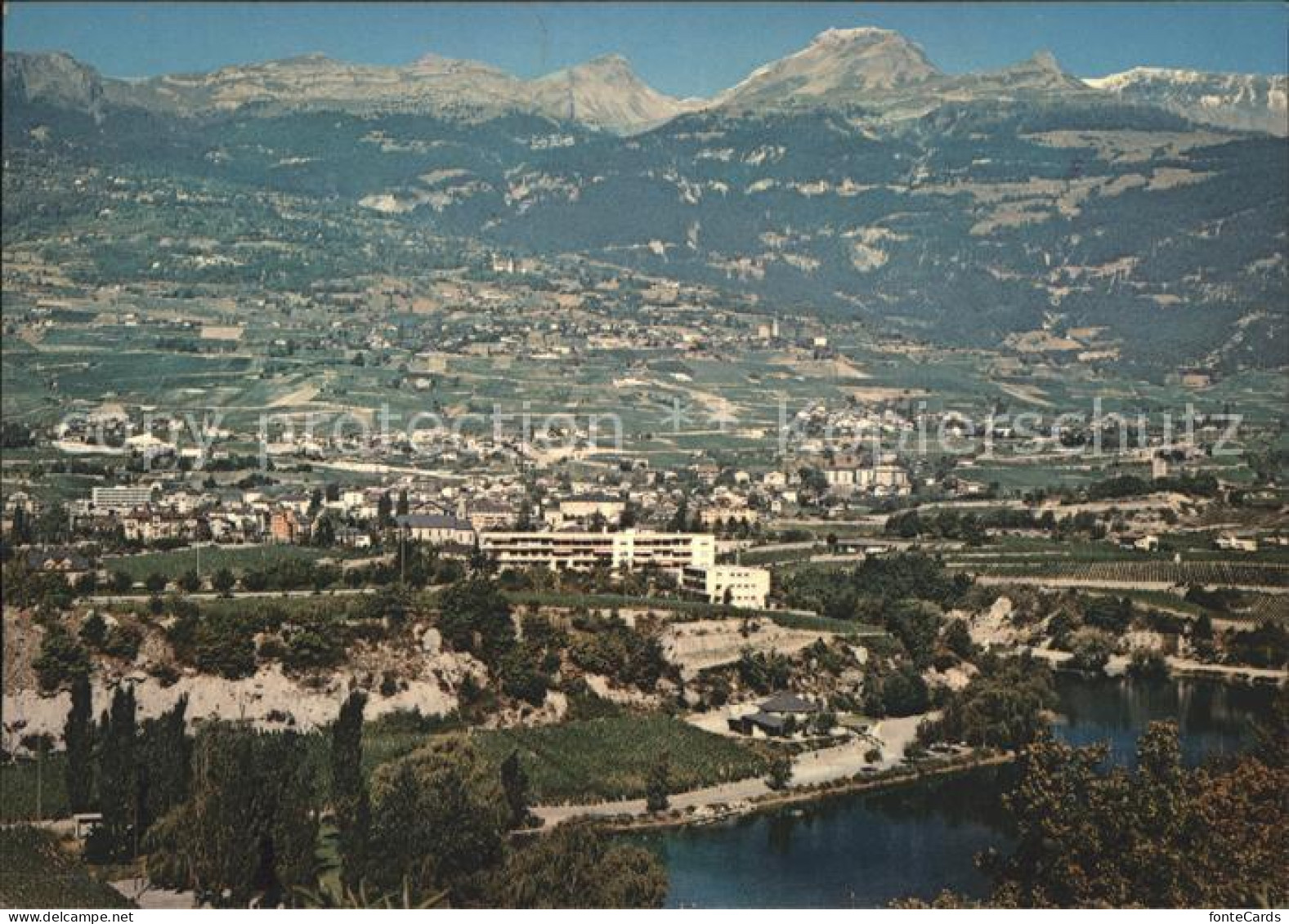 11875302 Sierre VS Vue Generale Sur La Ville Et La Noble Contree Sierre - Other & Unclassified