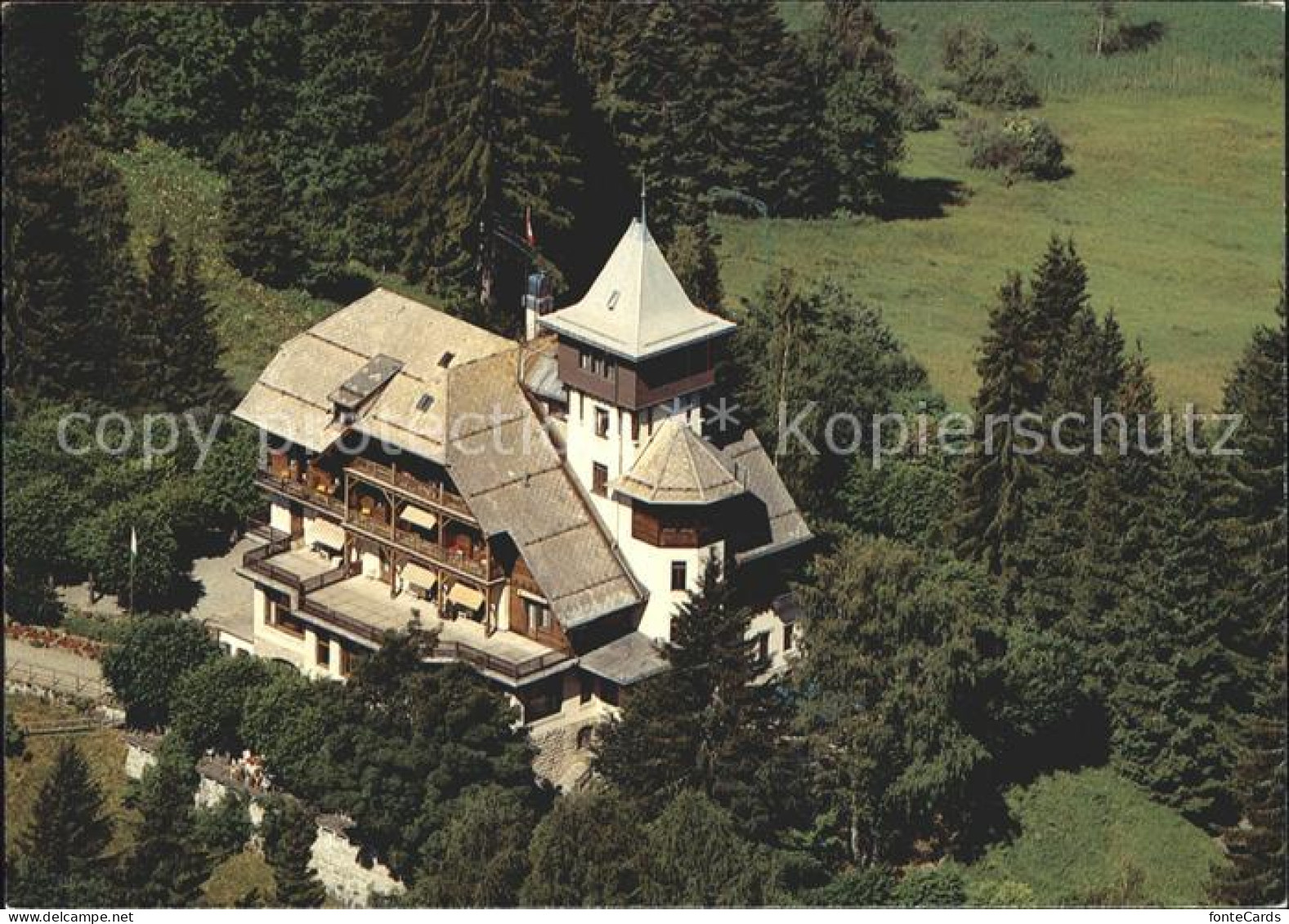 11875294 Les Avants Hotel De Sonloup Vue Aerienne Les Avants - Sonstige & Ohne Zuordnung