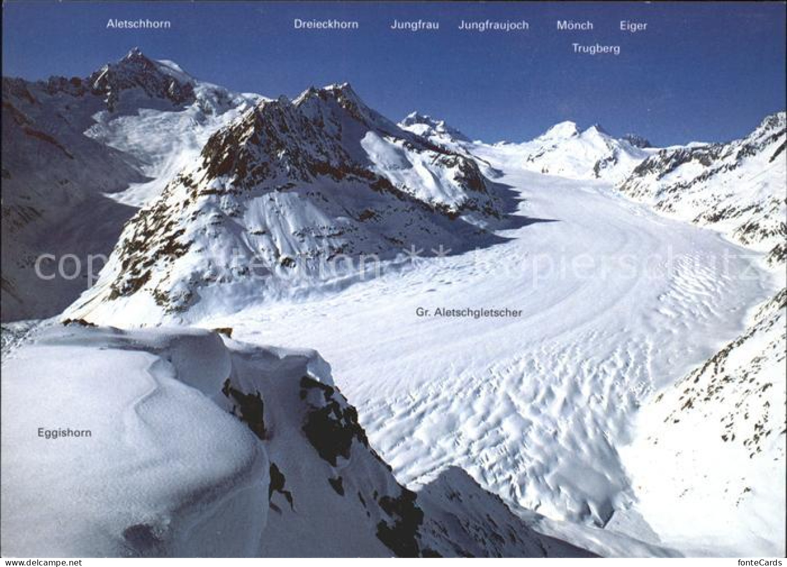 11875251 Aletschgletscher Mit Walliser Alpen Aletschgletscher - Otros & Sin Clasificación