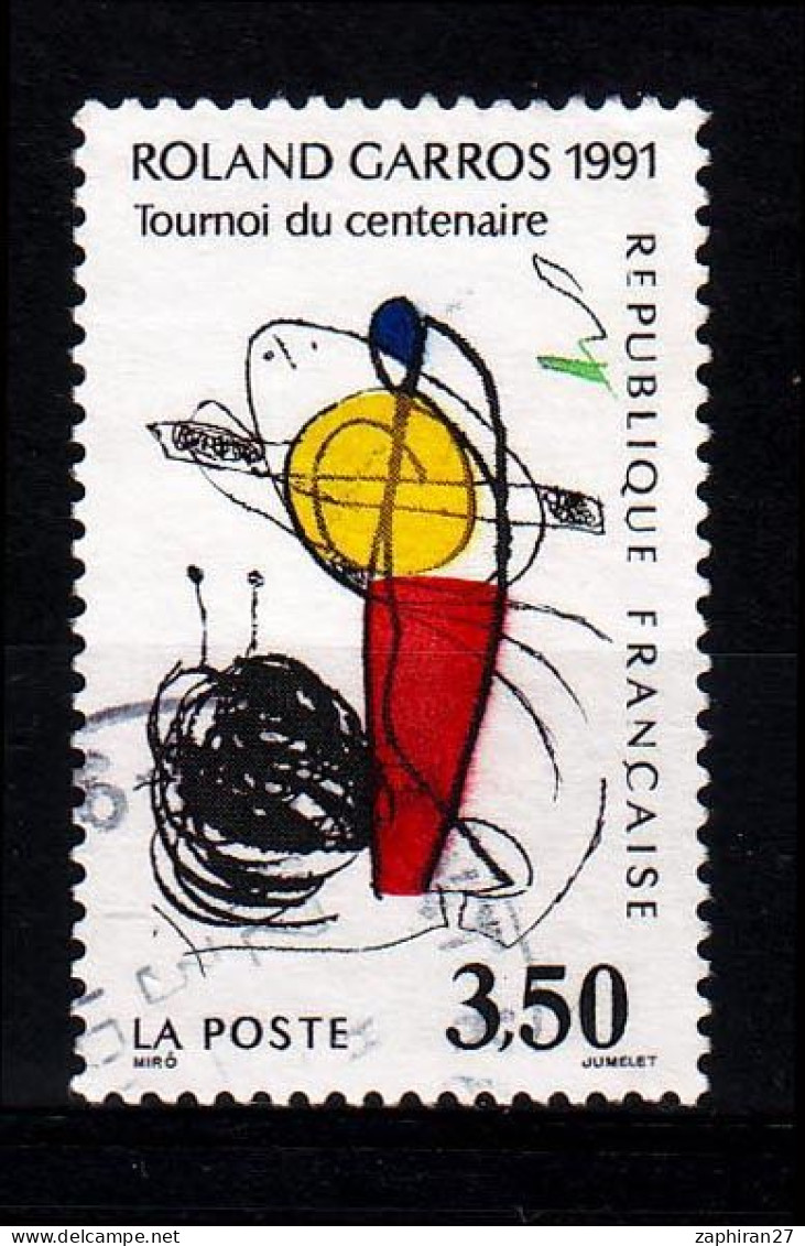1991 N 2699 ROLAND GARROS OBLITERE CACHET ROND  #234# - Used Stamps