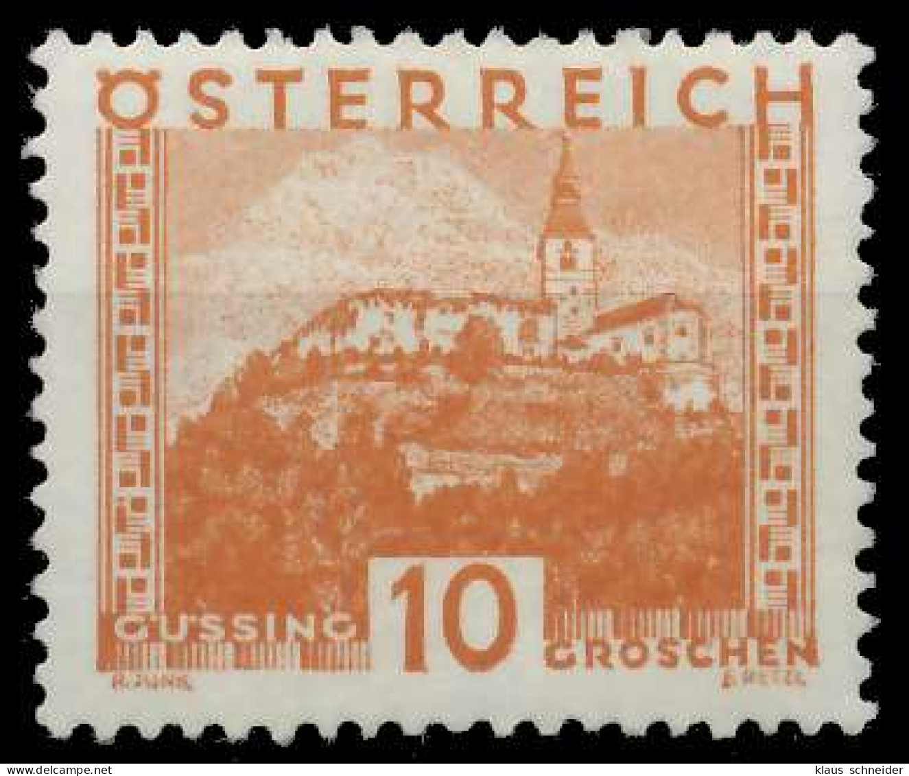 ÖSTERREICH 1929 Nr 499 Ungebraucht X6FADE6 - Unused Stamps