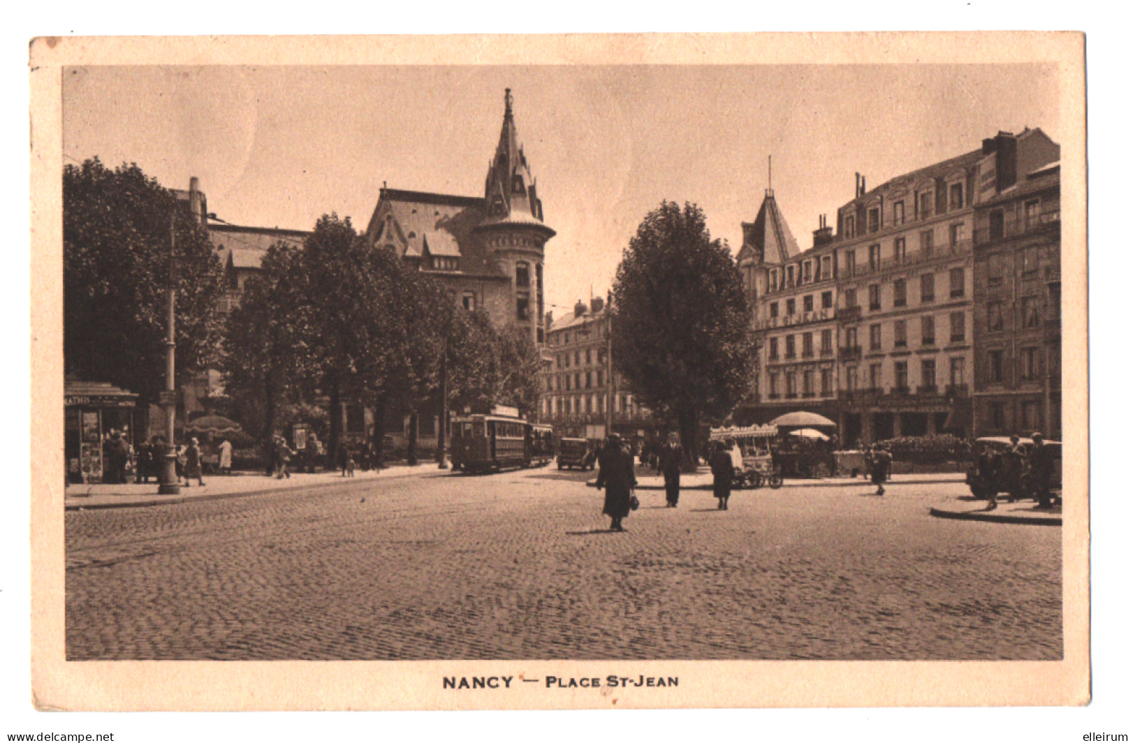 NANCY (54) PLACE SAINT-JEAN. 1938. - Nancy