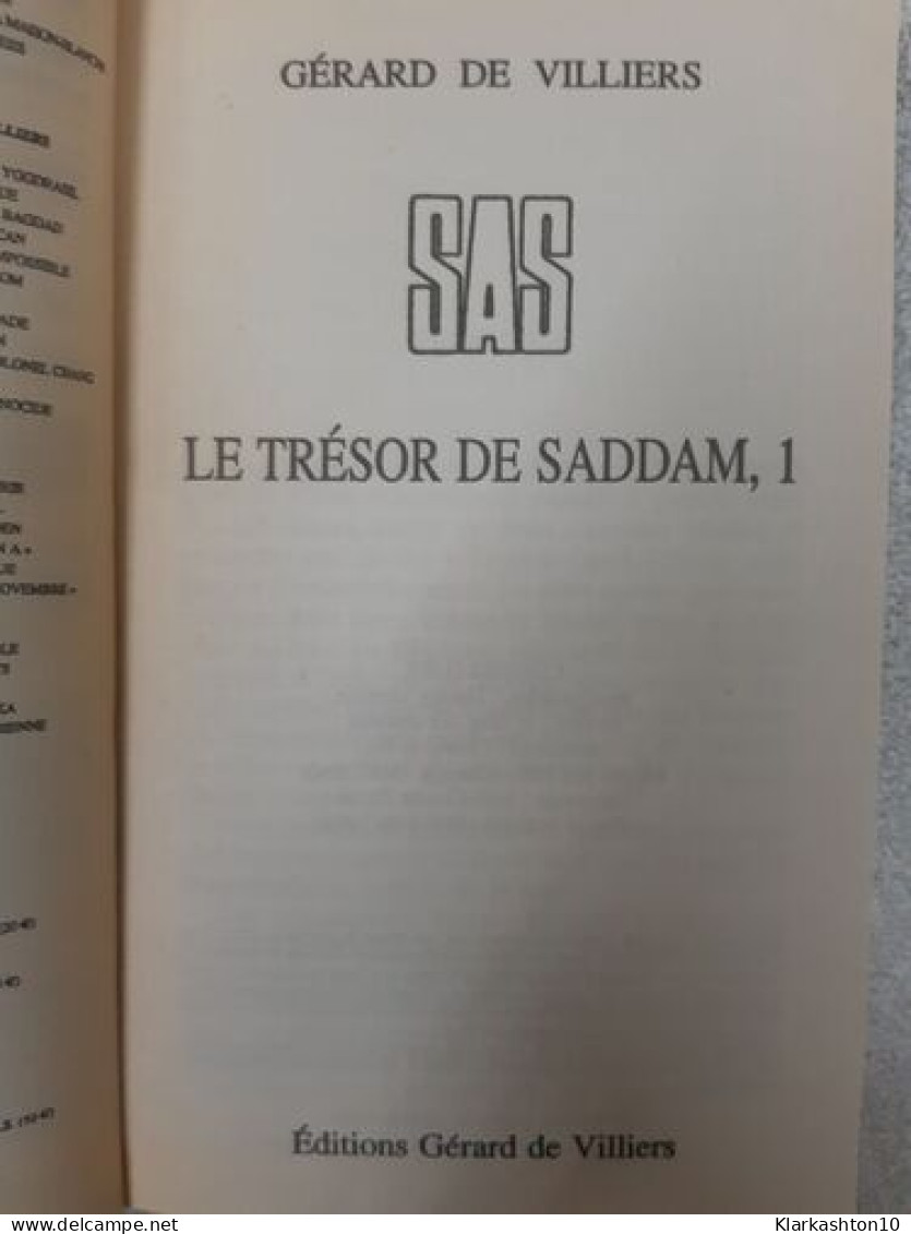 Le Tresor De Saddam 1 - Sonstige & Ohne Zuordnung