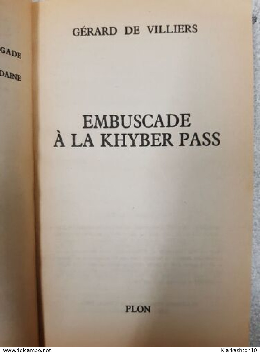 Embuscade à La Khyber Pass - Autres & Non Classés