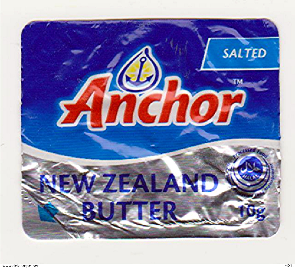 Opercule De Beurre "ANCHOR (halal) 10g" New Zealand (2172)_Ee85 - Koffiemelk-bekertjes