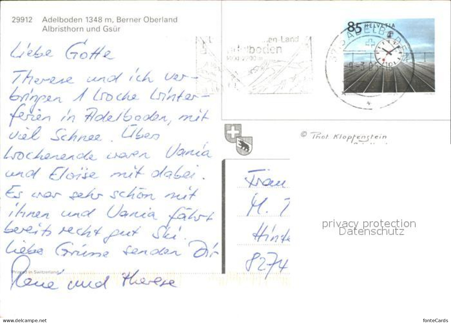 11875131 Adelboden Mit Albristhorn Und Gsuer Adelboden BE - Other & Unclassified