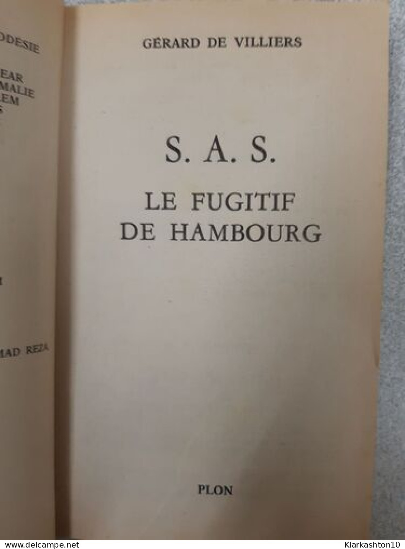 Le Fugitif De Hambourg - Other & Unclassified