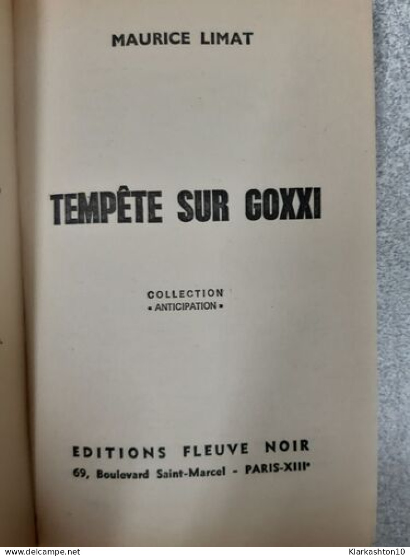 Tempête Sur Coxxi - Other & Unclassified