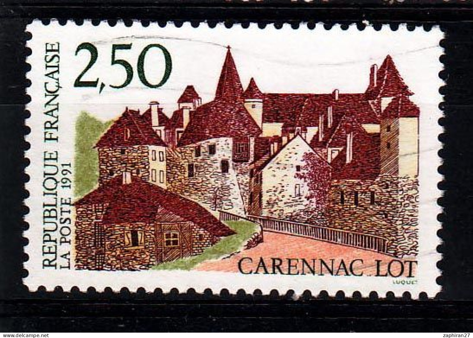 1991 N 2705 CARENNAC OBLITERE #234# - Used Stamps