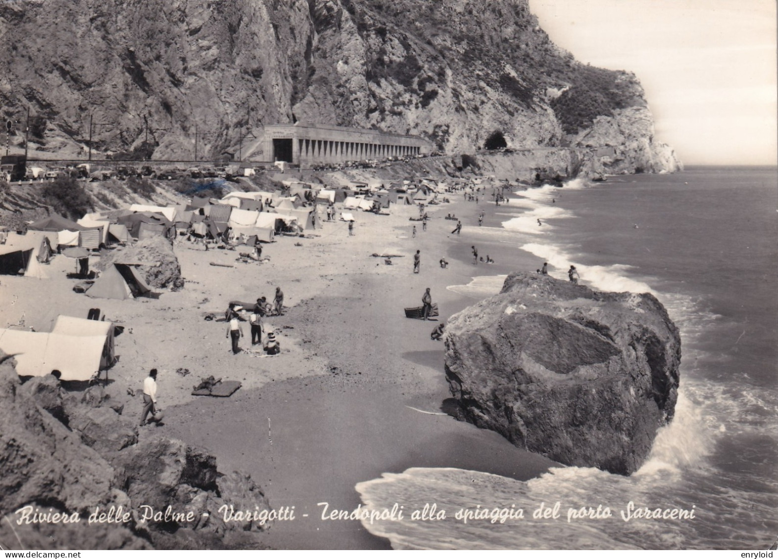 Riviera Delle Palme Varigotti Tendopoli Alla Spiaggia Del Porto Saraceni - Other & Unclassified