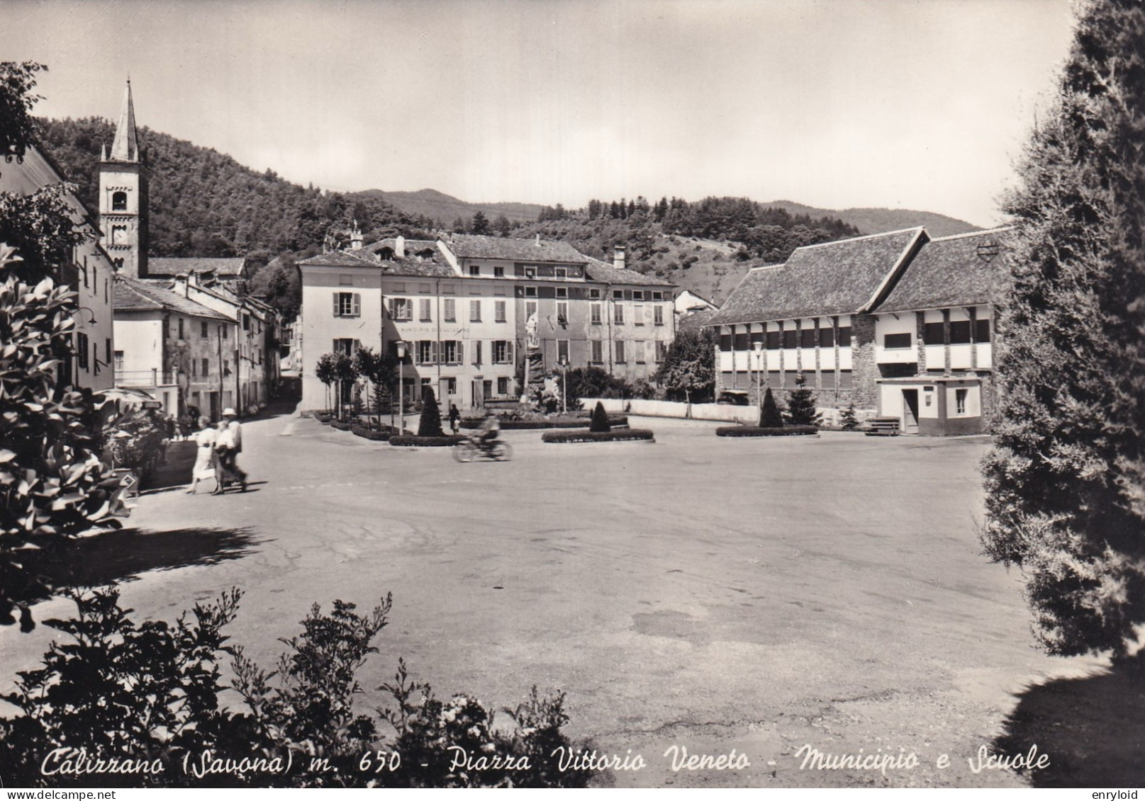 Calizzano Piazza Vittorio Veneto Municipio Scuole - Other & Unclassified