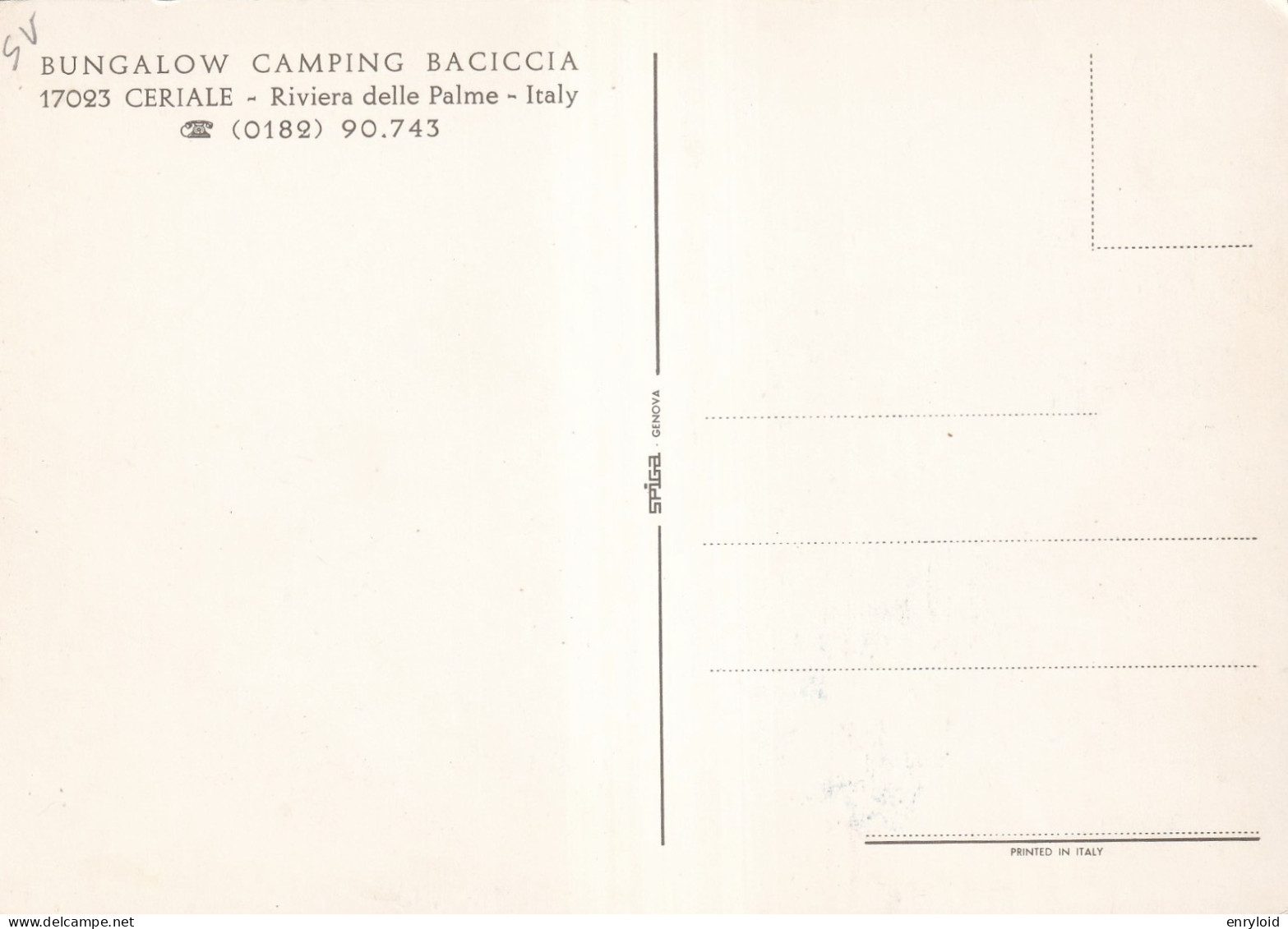 Bungalow Camping Baciccia Ceriale - Other & Unclassified