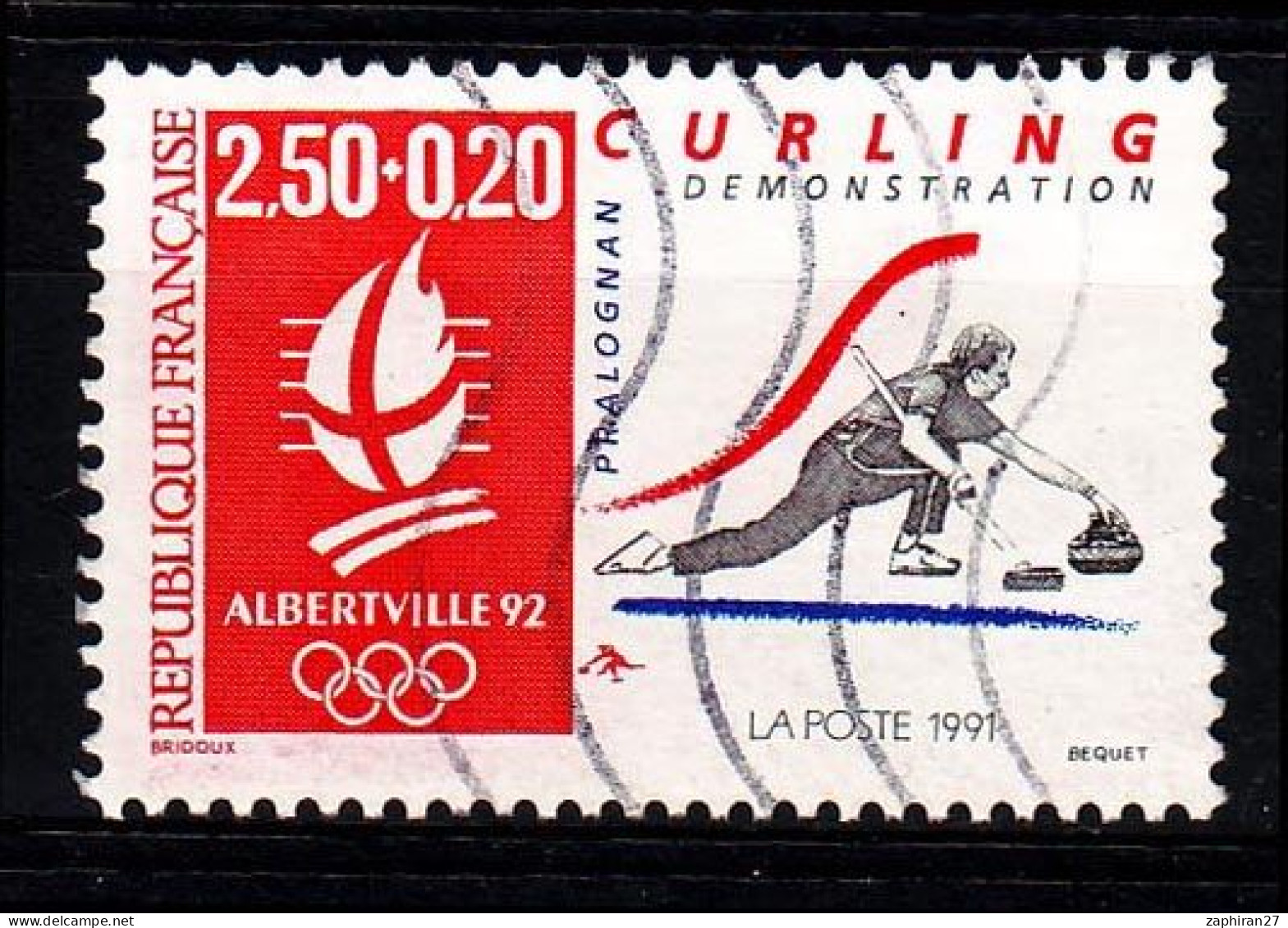 1991 N 2680 CURLING OBLITERE #234# - Used Stamps