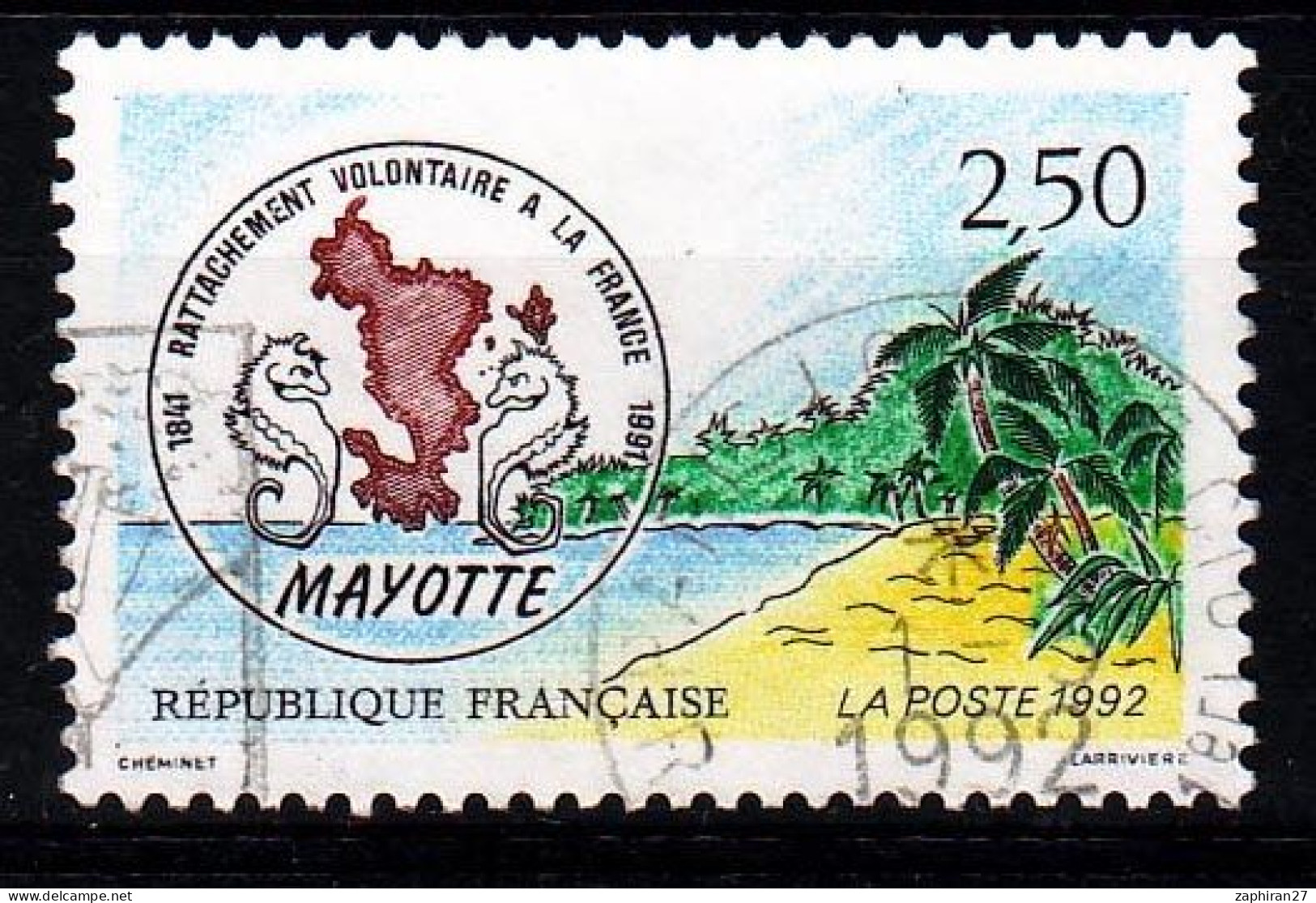 1991 N 2735 MAYOTTE OBLITERE CACHET ROND  #234# - Used Stamps