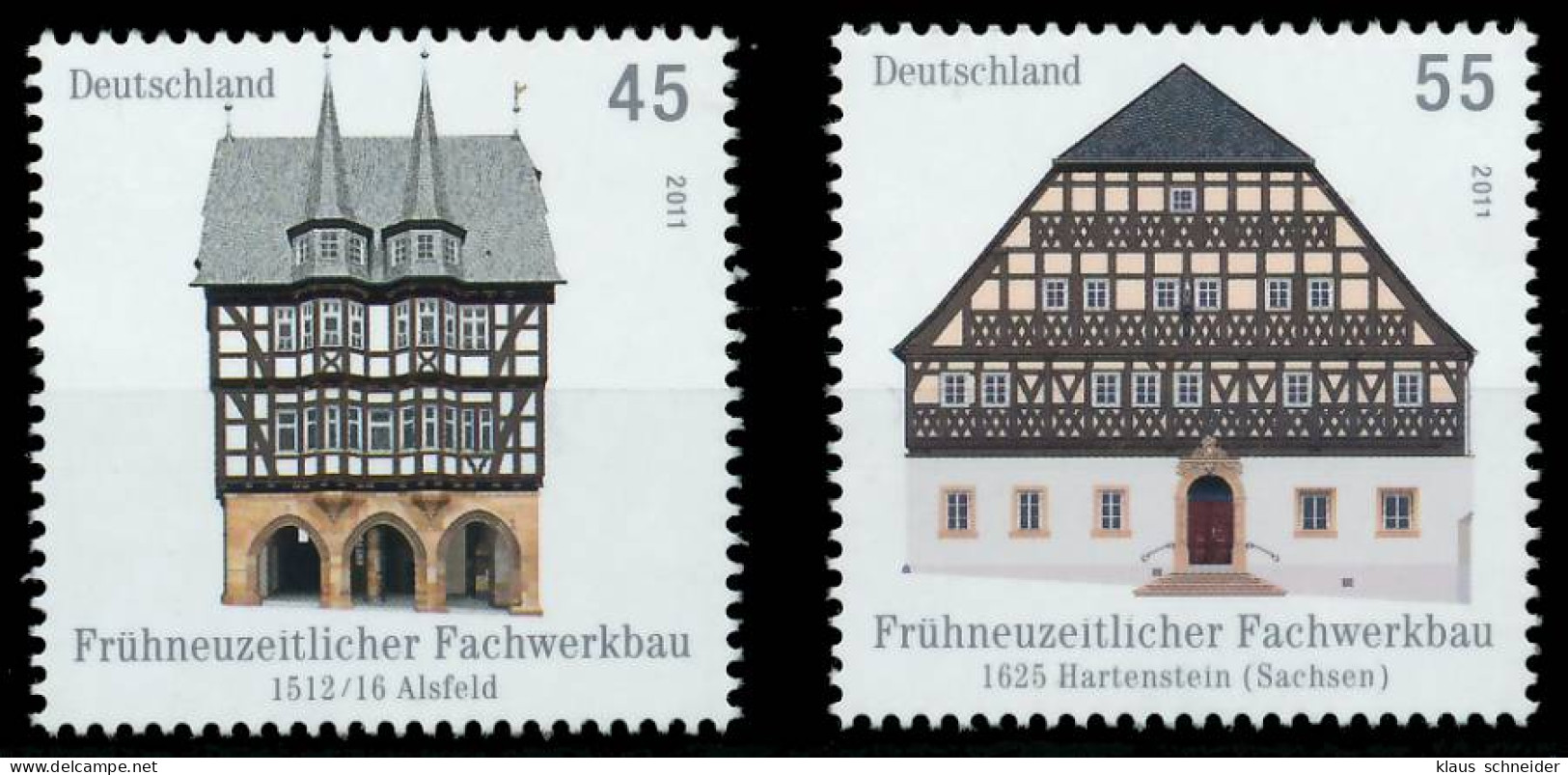 BRD BUND 2011 Nr 2861-2862 Postfrisch S3BF882 - Neufs