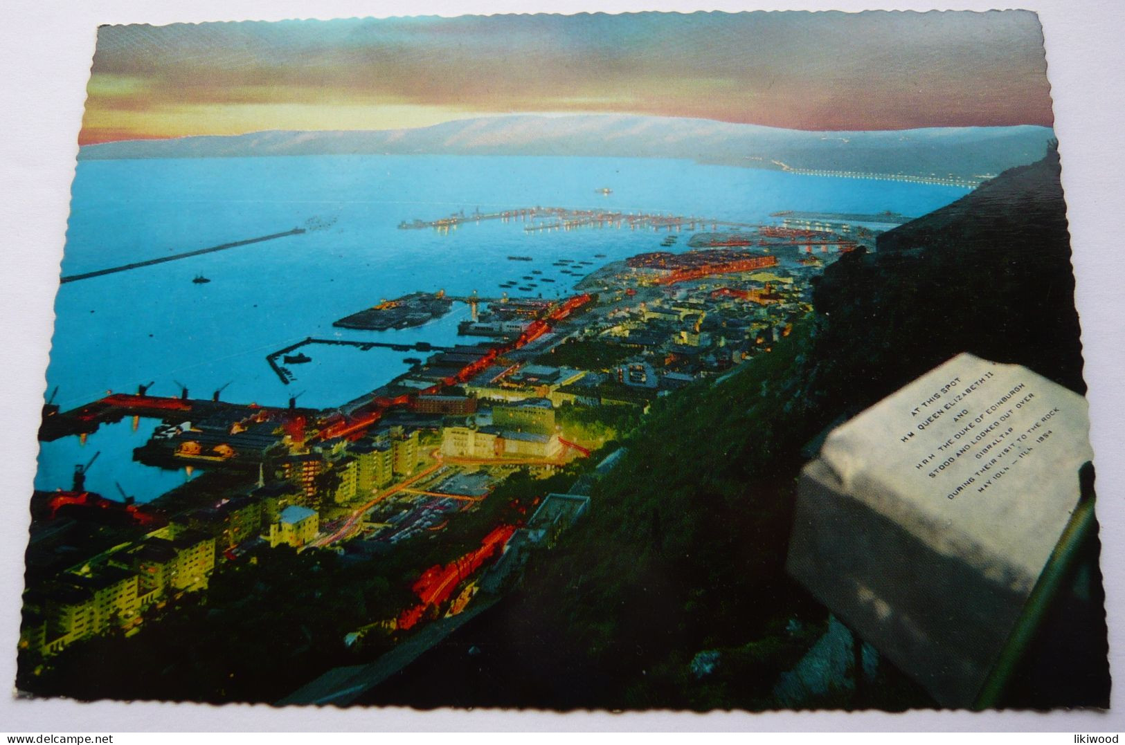 Gibraltar - View Of Town And Harbour - Gibraltar