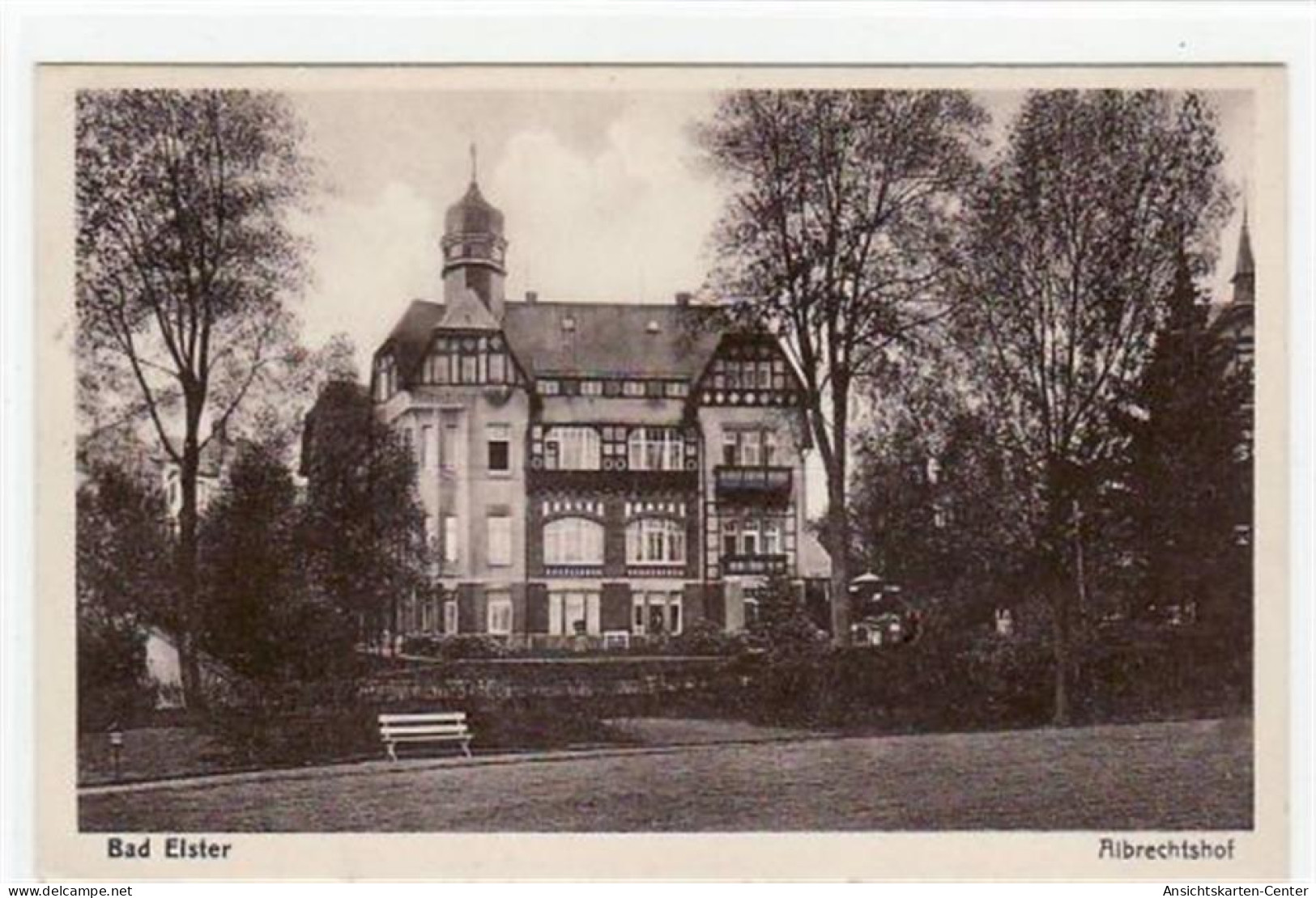 39039806 - Bad Elster Mit Albrechtshof Gelaufen Von 1940. Top Erhaltung. - Bad Elster