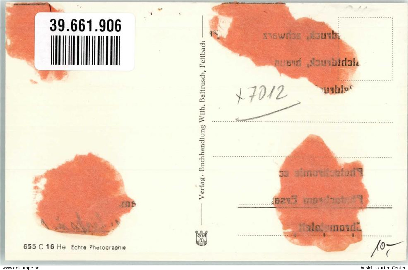 39661906 - Fellbach , Wuertt - Other & Unclassified