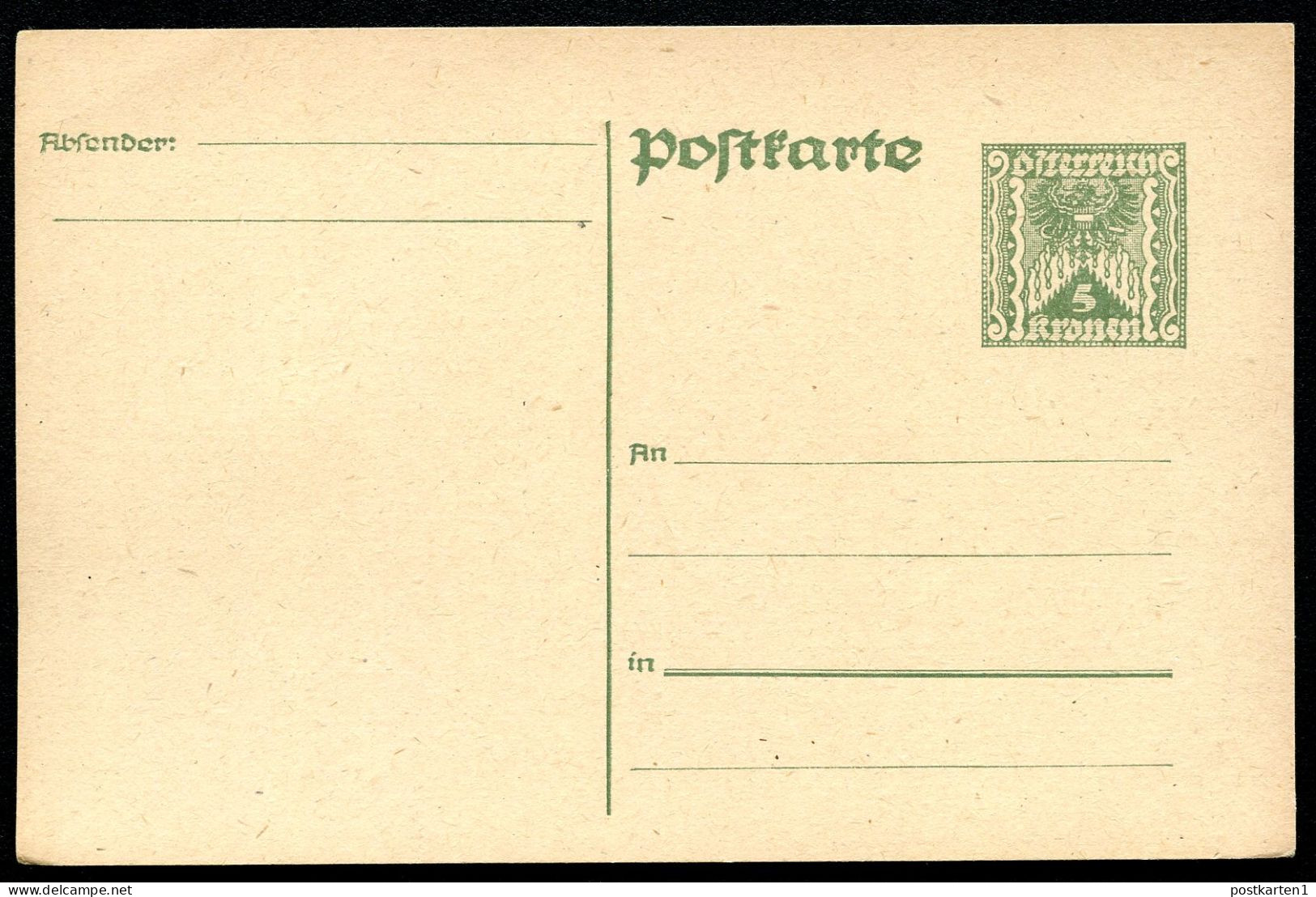 Postkarten P249 Postfrisch Feinst FARBVARIANTEN 1922 Kat.10,00 € - Postkarten