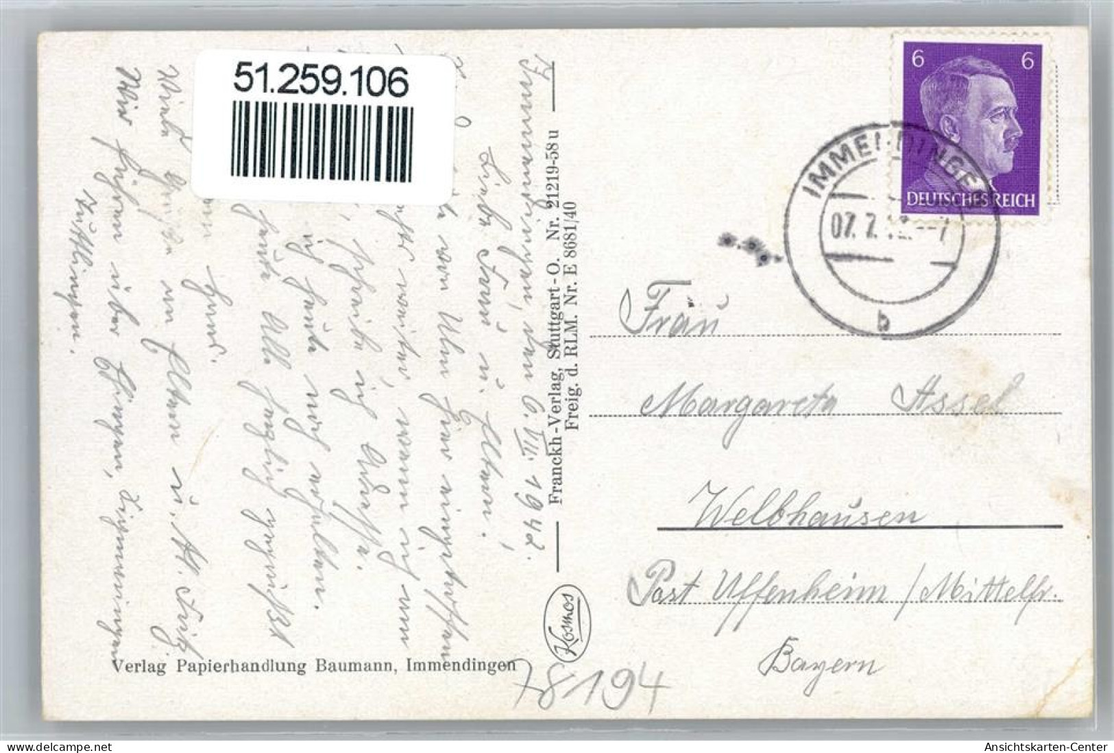 51259106 - Immendingen - Andere & Zonder Classificatie