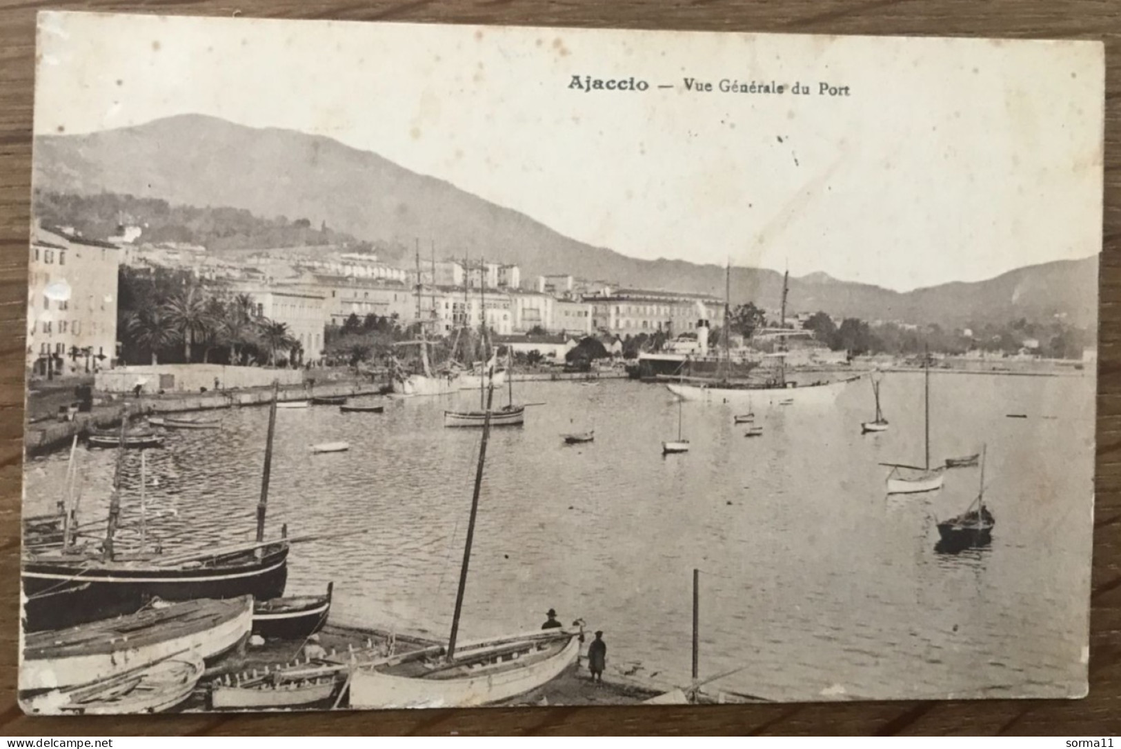 CPA AJACCIO 20 Vue Générale Du Port - Ajaccio