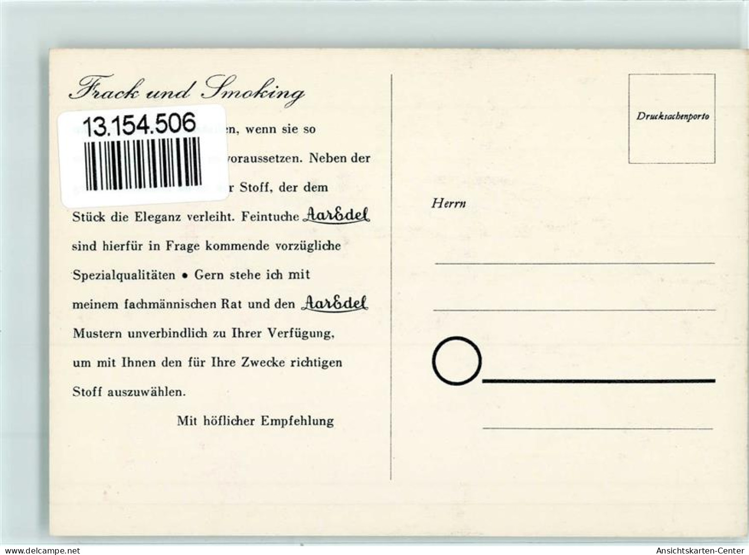 13154506 - Feintuch AarEdel Frack Und Smoking  Hochzeit  AK - Other & Unclassified