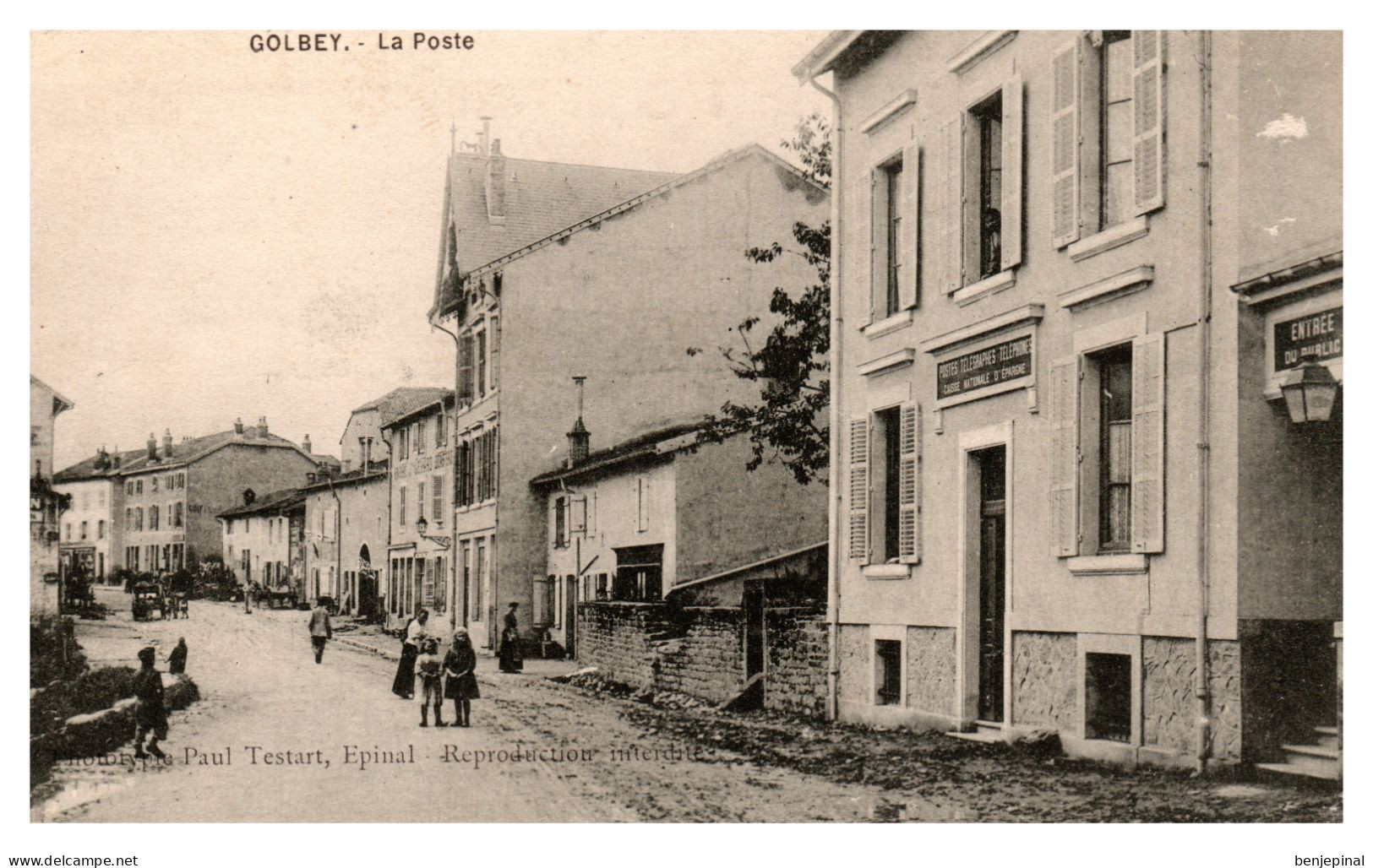 Golbey - La Poste (Testart éditeur à Epinal) - Golbey