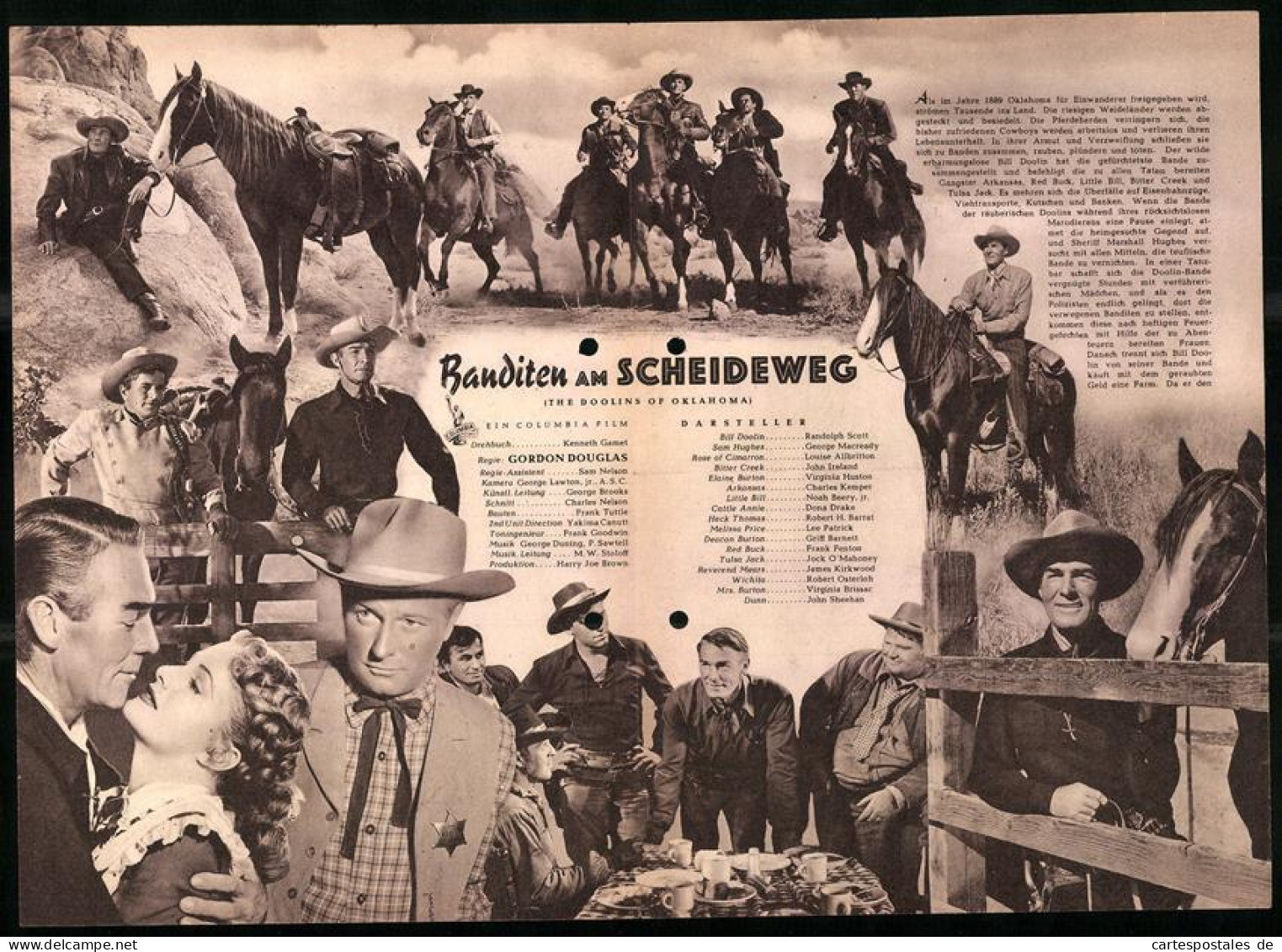 Filmprogramm IFB Nr. 940, Banditen Am Scheideweg, Randolph Scott, George Macready, Regie: Gordon Douglas  - Magazines