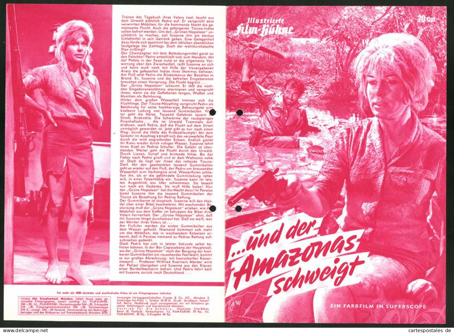 Filmprogramm IFB Nr. 6659, ...und Der Amazonas Schweigt, Barbara Rütting, Harald Leipnitz, Regie: Franz Eichhorn  - Zeitschriften