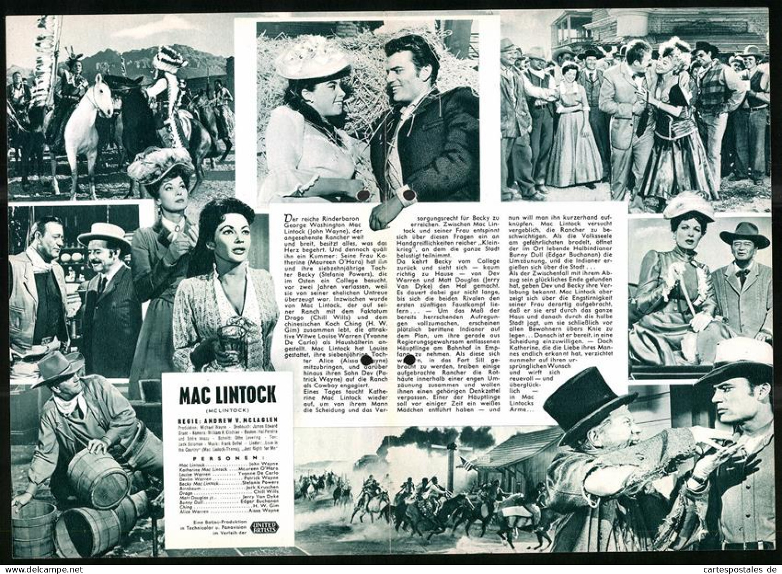 Filmprogramm IFB Nr. 6702, Mac Lintock, John Wayne, Maureen O`Hara, Regie: Andrew V. McLaglen  - Magazines
