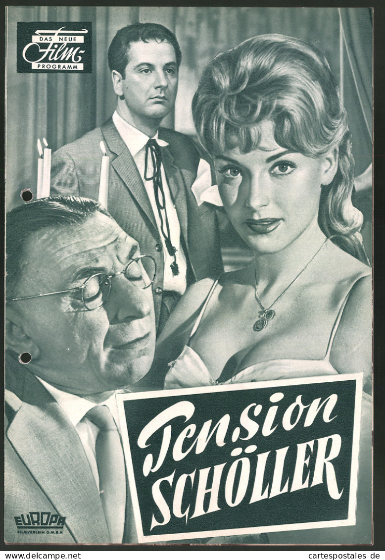 Filmprogramm DNF, Pension Schöller, Theo Lingen, Christa Williams, Regie: Georg Jacoby  - Magazines