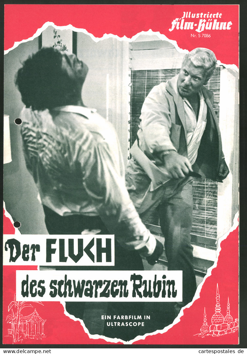 Filmprogramm IFB Nr. S 7086, Der Fluch Des Schwarzen Rubin, Thomas Alder, Peter Carsten, Regie: Manfred R. Köhler  - Zeitschriften