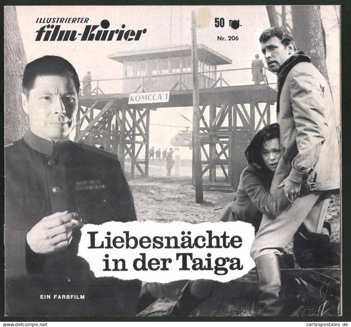 Filmprogramm IFK Nr. 206, Liebesnächte In Der Taiga, Thomas Hunter, Marie Versini, Regie: Harald Philipp  - Zeitschriften