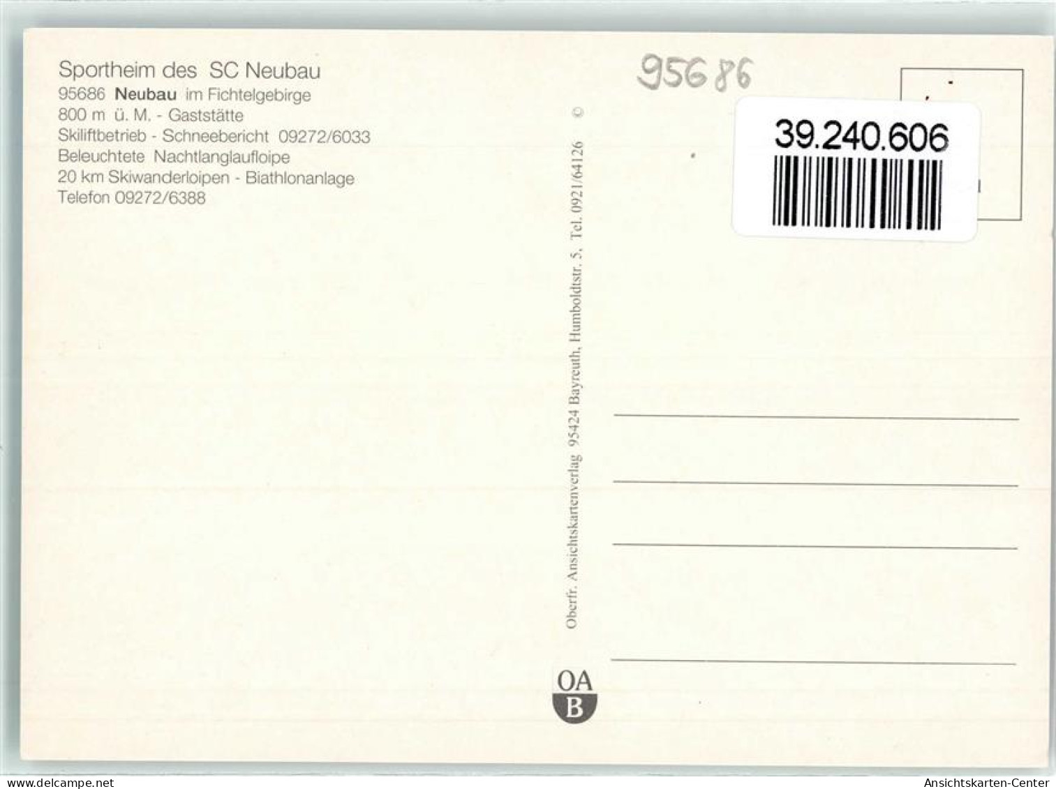 39240606 - Neubau , Oberfr - Sonstige & Ohne Zuordnung