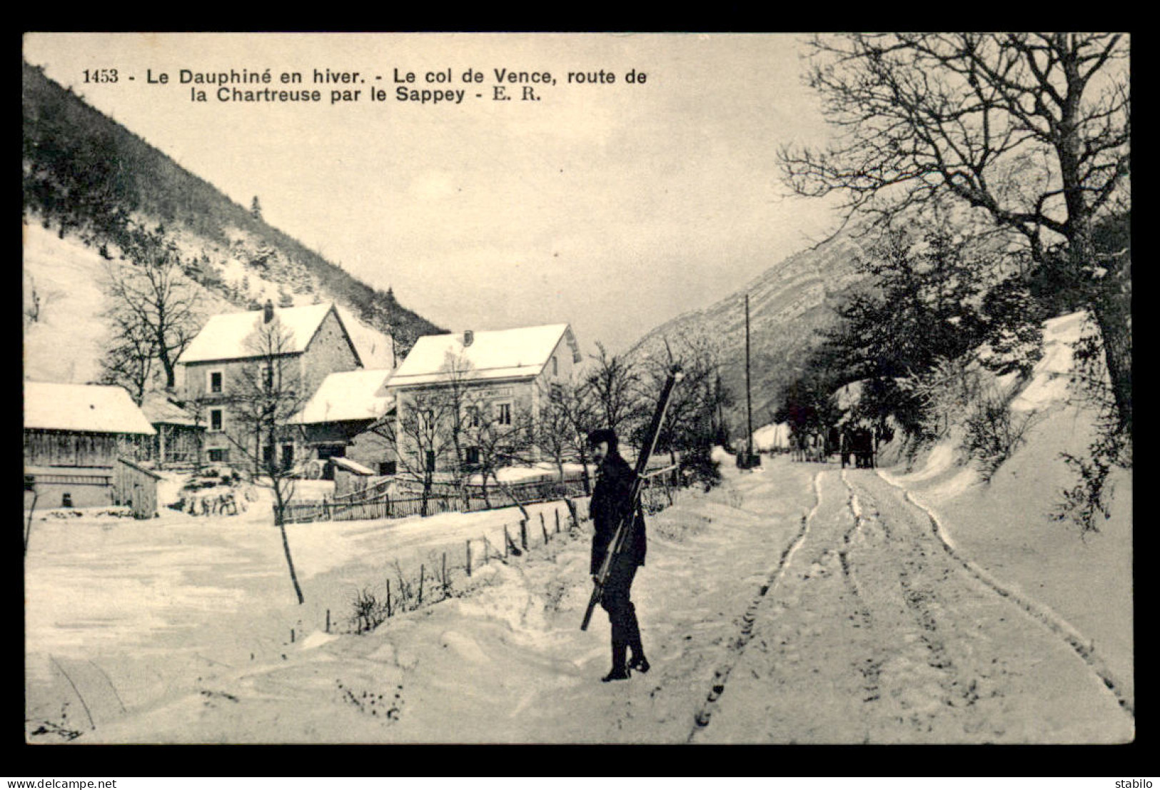 38 - LE COL DE VENCE ROUTE DE LA CHARTREUSE PAR LE SAPPEY EN HIVER - Other & Unclassified