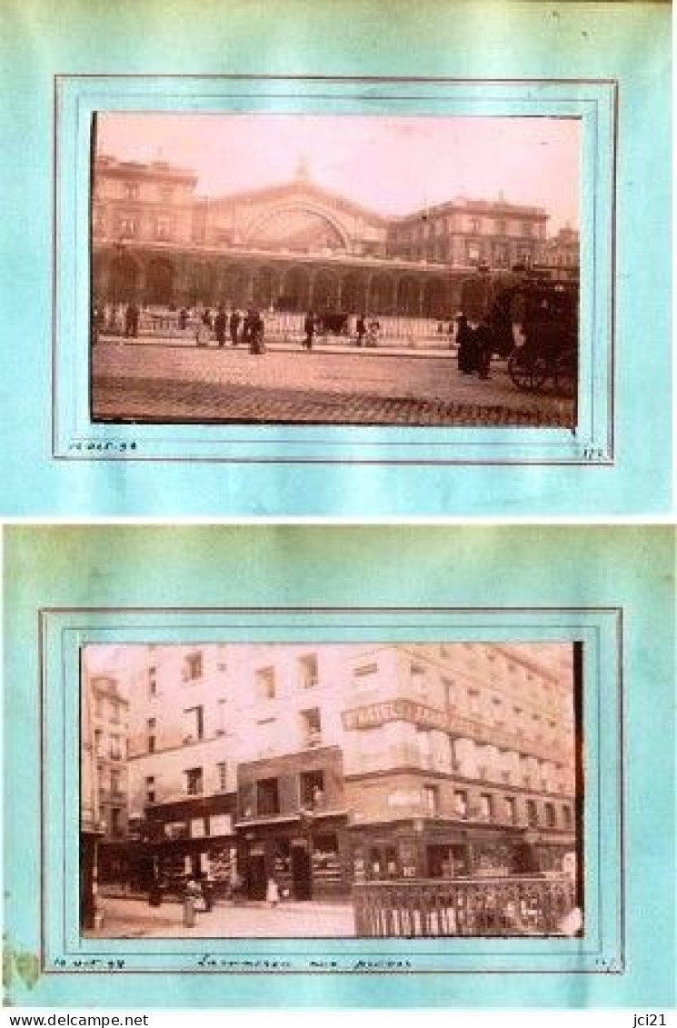 PHOTOS ORIGINALES PARIS GARE DE L'EST EN 1898 - HÔTEL ECOLE POLYTECHNIQUE (1648) _PHOT321 - Oud (voor 1900)