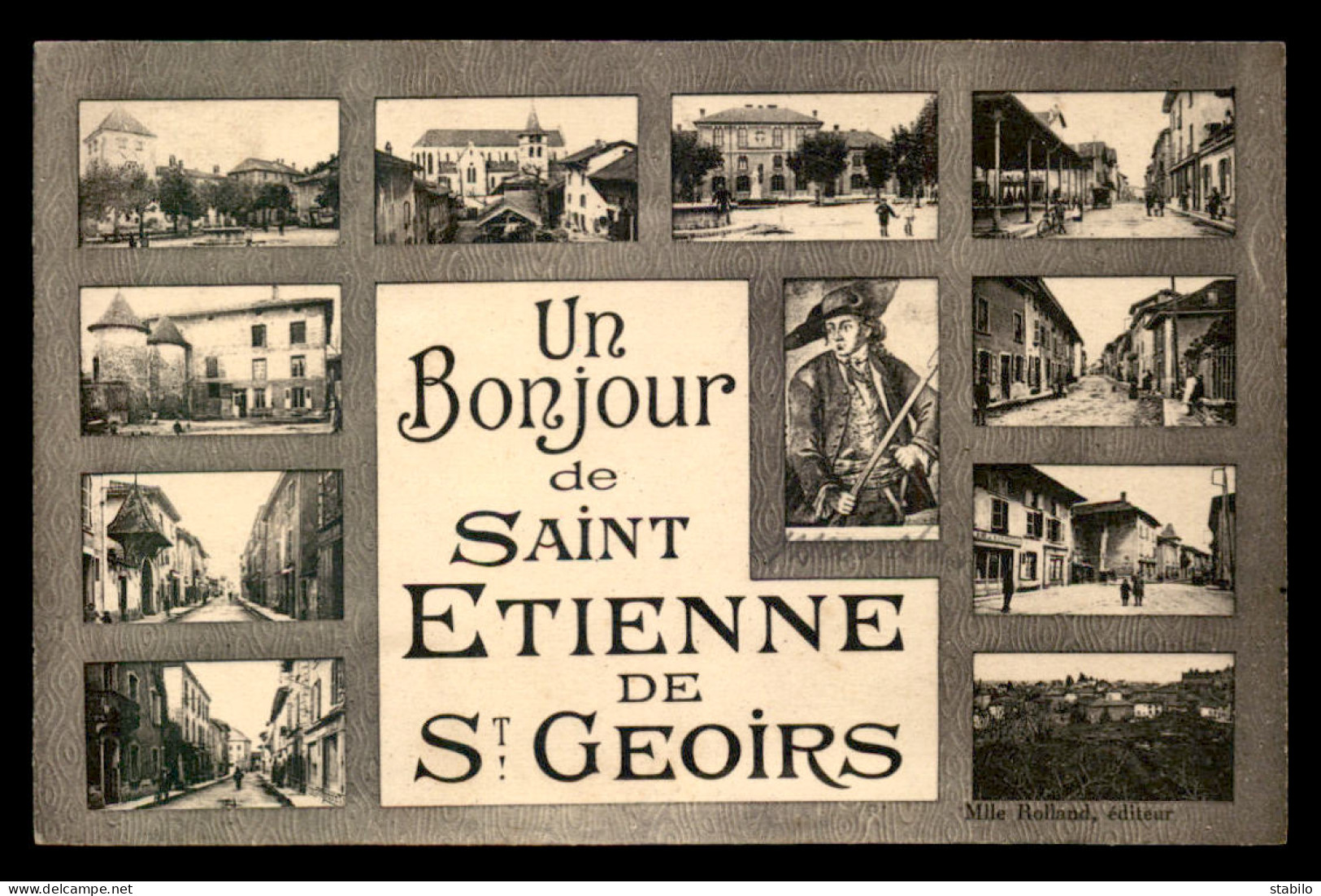 38 - ST-ETIENNE-DE-ST-GEOIRS - UN BONJOUR MULTIVUES - Sonstige & Ohne Zuordnung