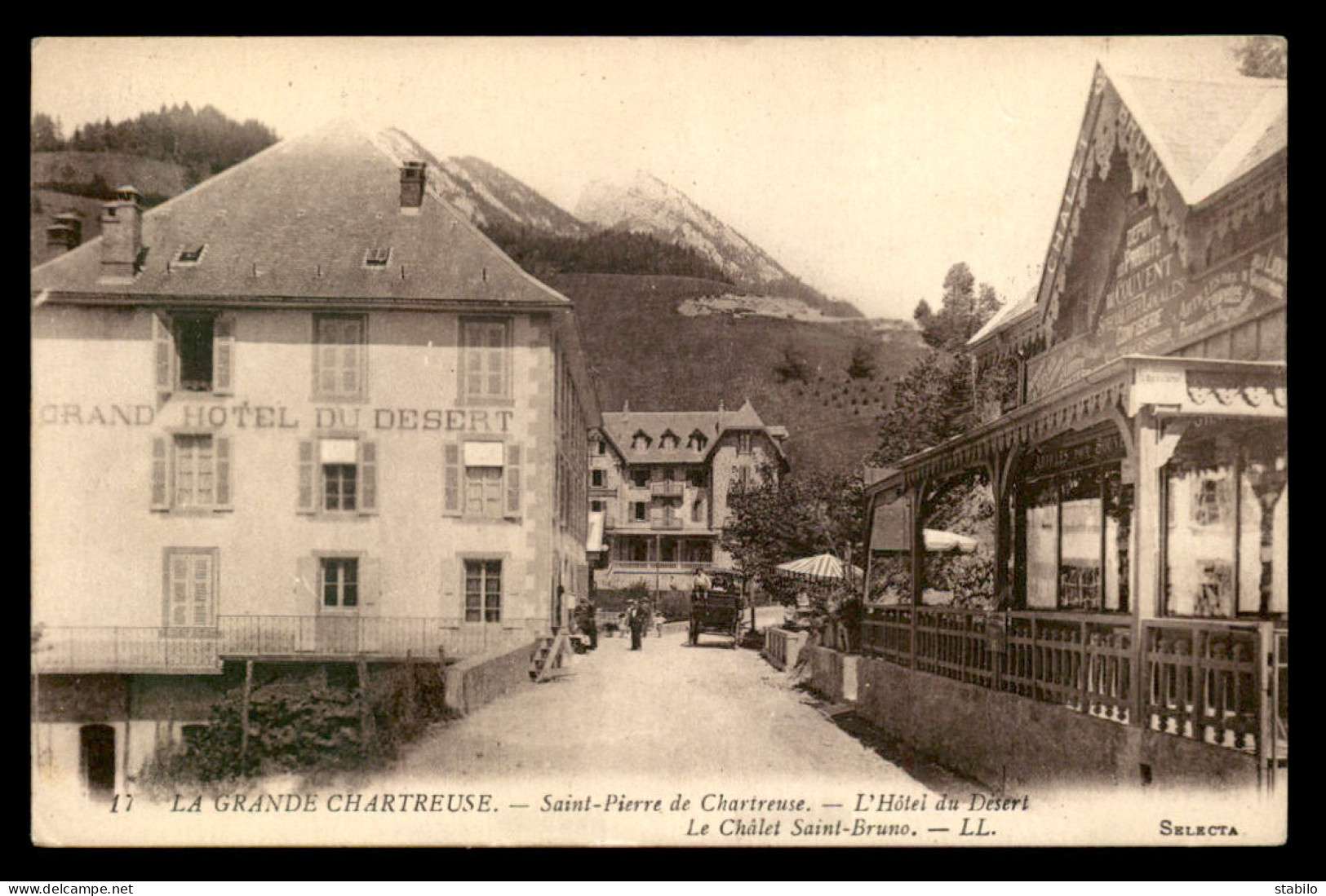 38 - LA GRANDE-CHARTREUSE - ST-PIERRE-DE-CHARTREUSE - L'HOTEL DU DESERT - LE CHALET ST-BRUNO - Chartreuse