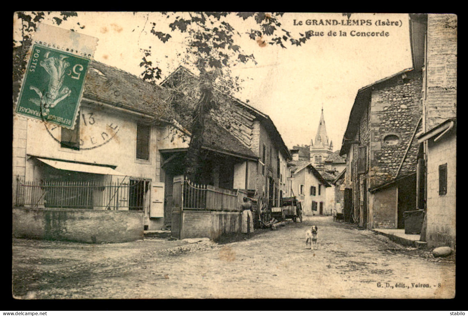 38 - LE GRAND-LEMPS - RUE DE LA CONCORDE - Sonstige & Ohne Zuordnung