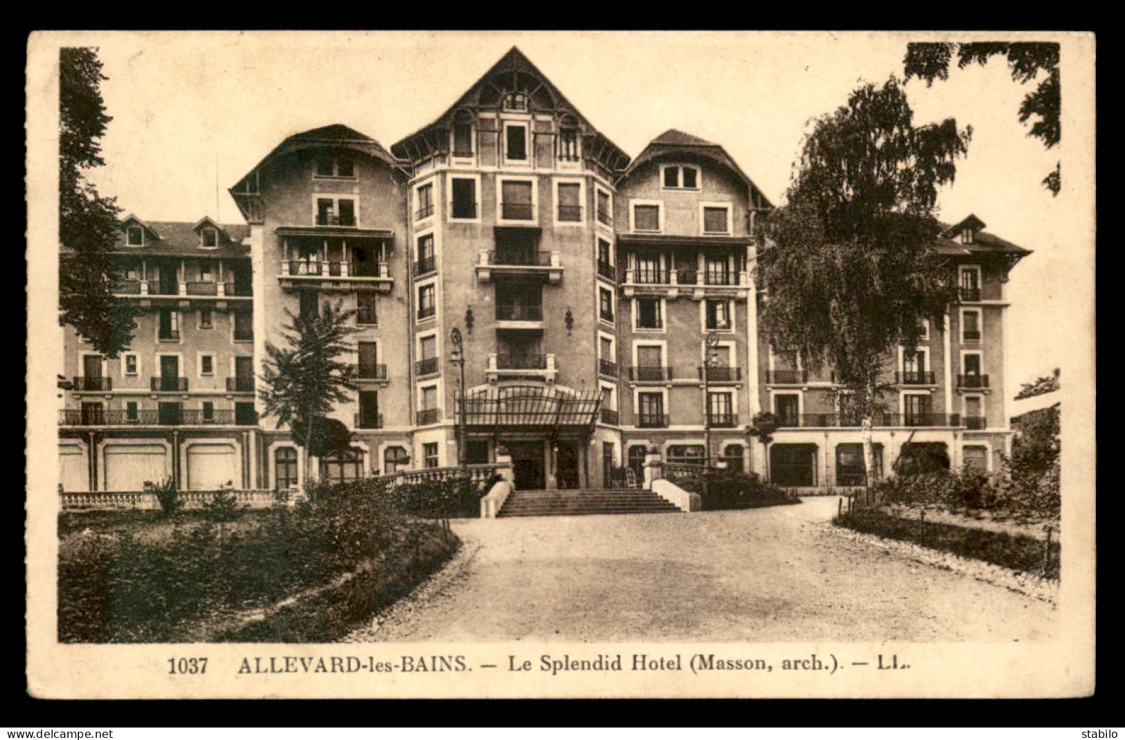 38 - ALLEVARD-LES-BAINS - LE SPLENDID HOTEL - Allevard