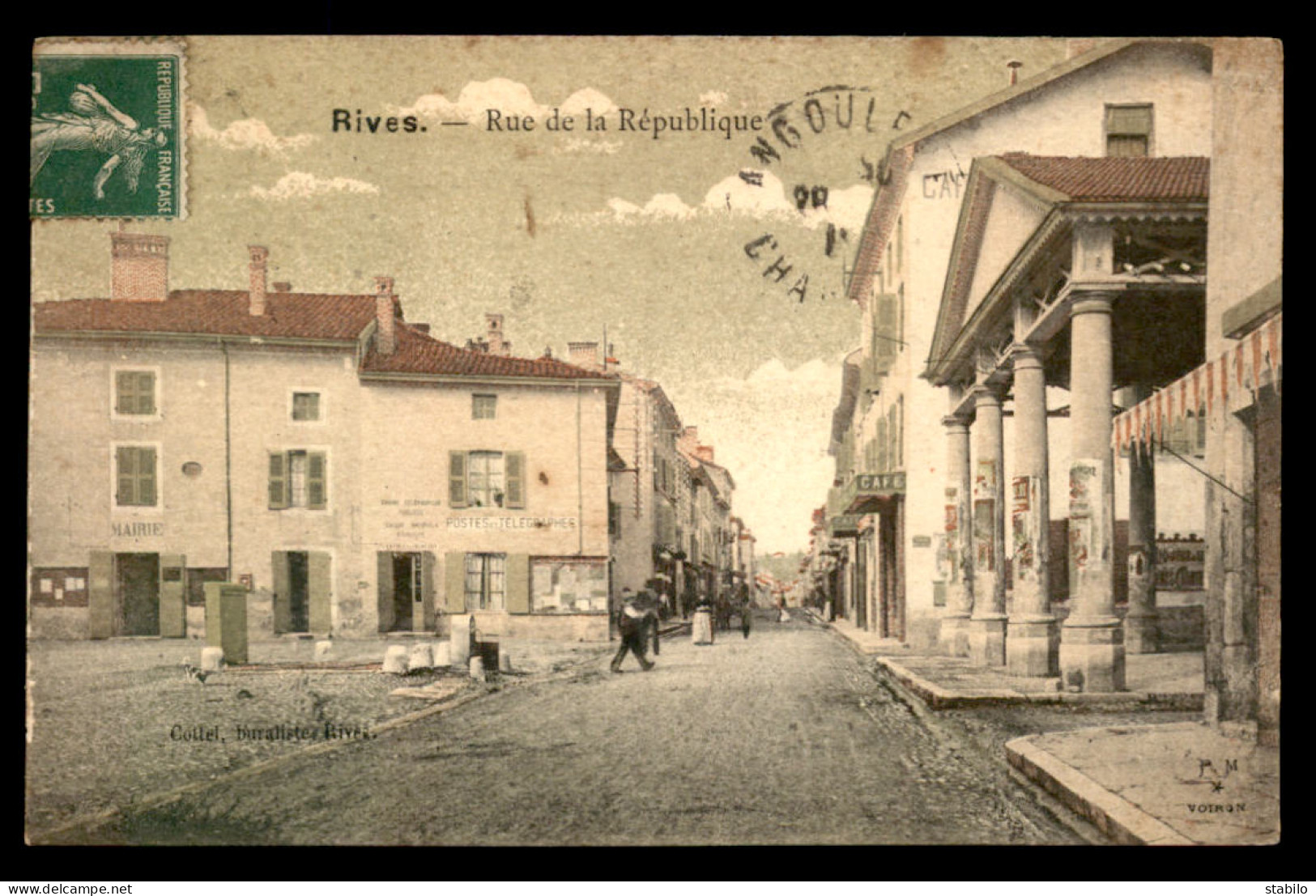 38 - RIVES - RUE DE LA REPUBLIQUE - Other & Unclassified