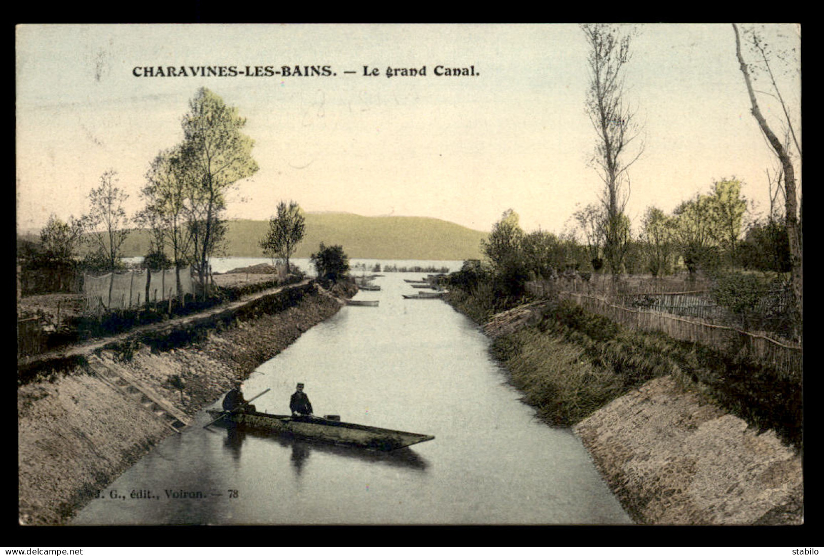 38 - CHARAVINES-LES-BAINS - LE GRAND CANAL - Charavines