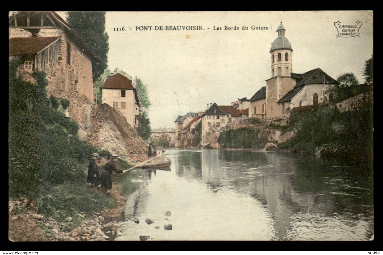 38 - PONT-DE-BEAUVOISIN - LES BORDS DU GUIERS - PECHE A LA LIGNE - Sonstige & Ohne Zuordnung